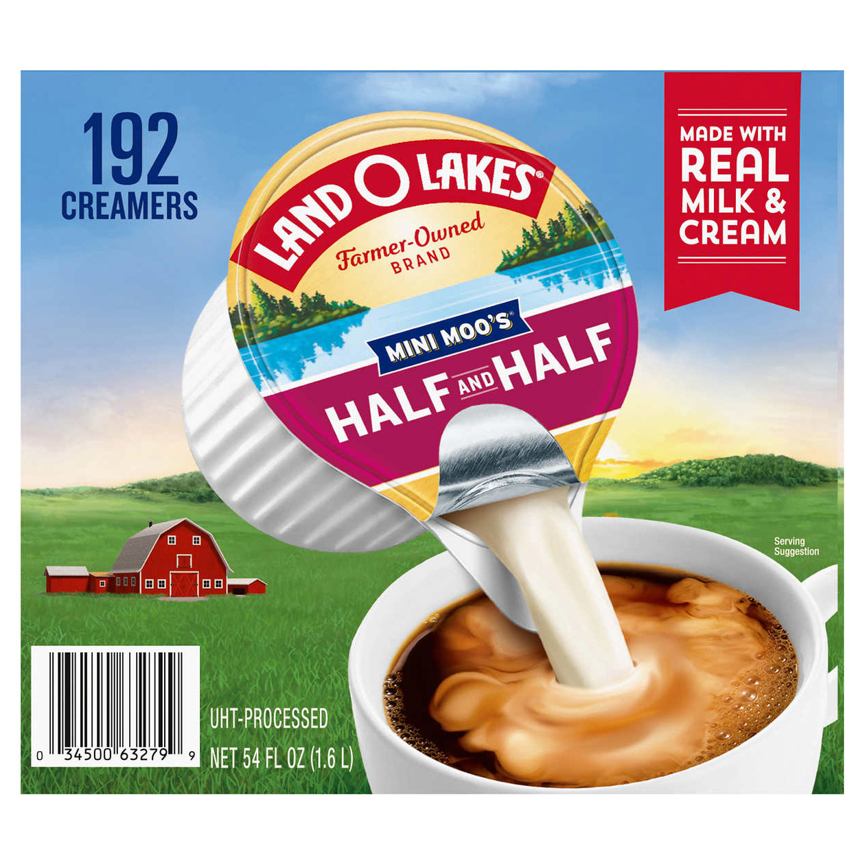 Land O Lake's Mini Moos Half & Half Liquid Creamer, 192-count | Costco