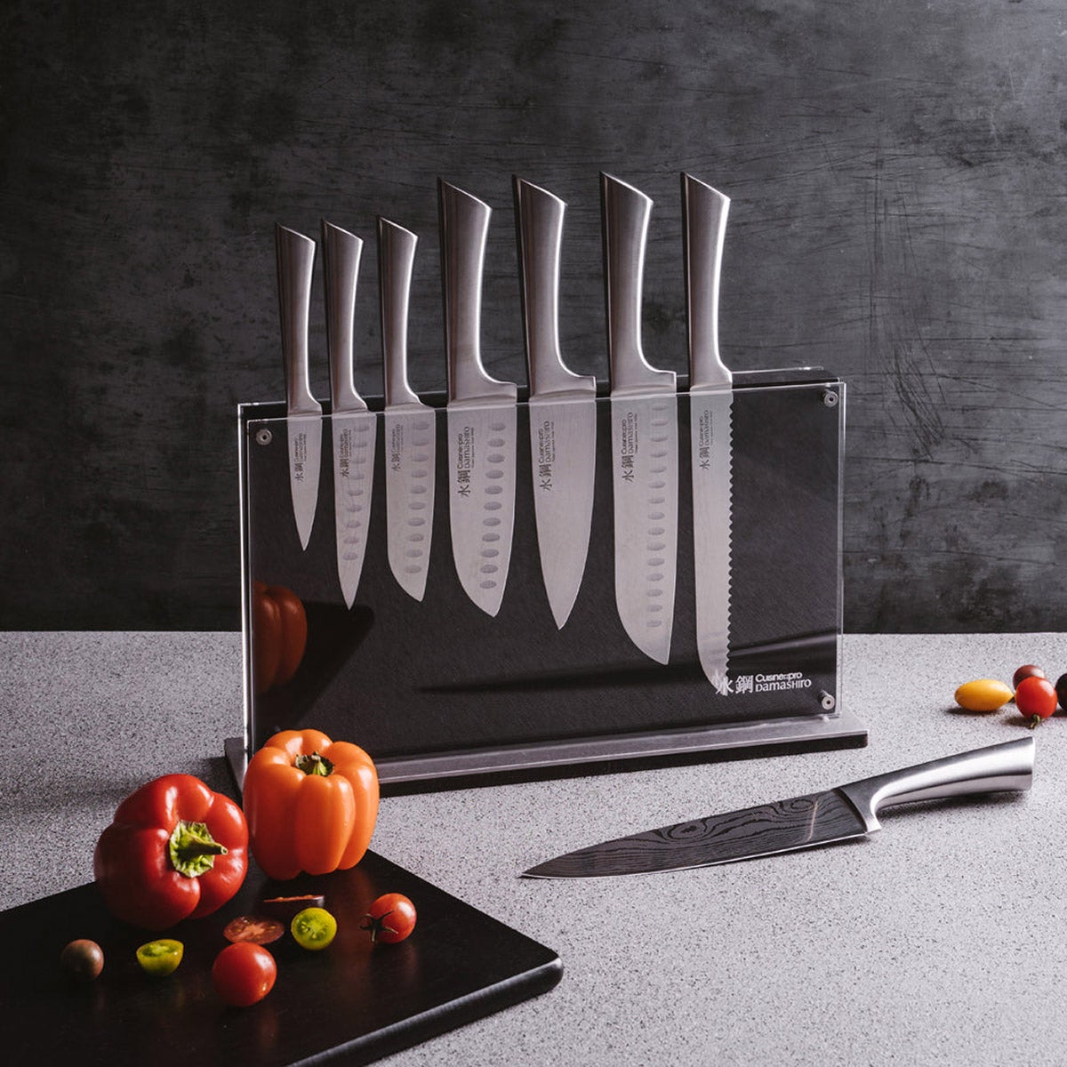 Cuisinepro Damashiro Nami Knife Block Set, 9 piece | Costco