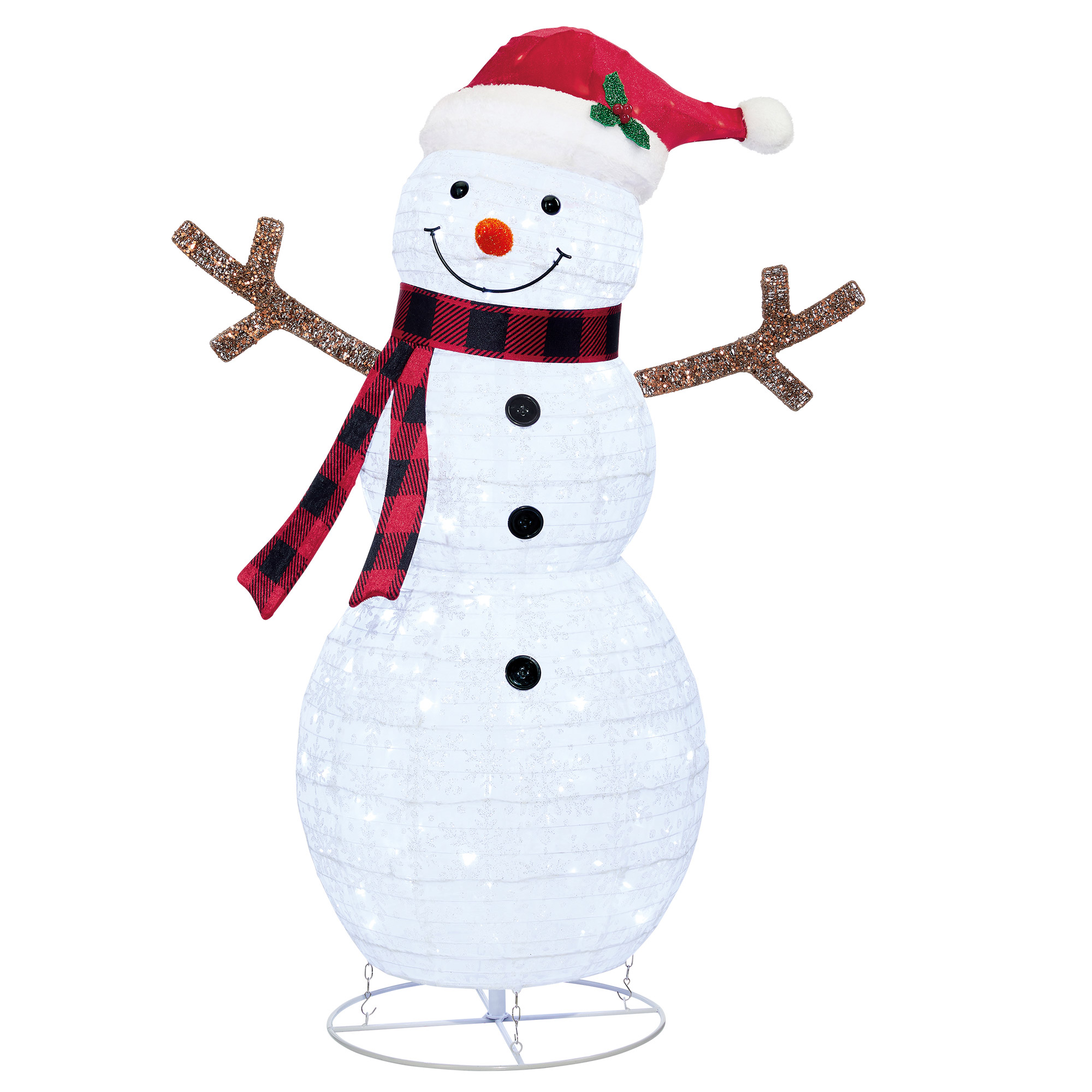 Twinkling LED Snowman Family - Set of 3 | Costco