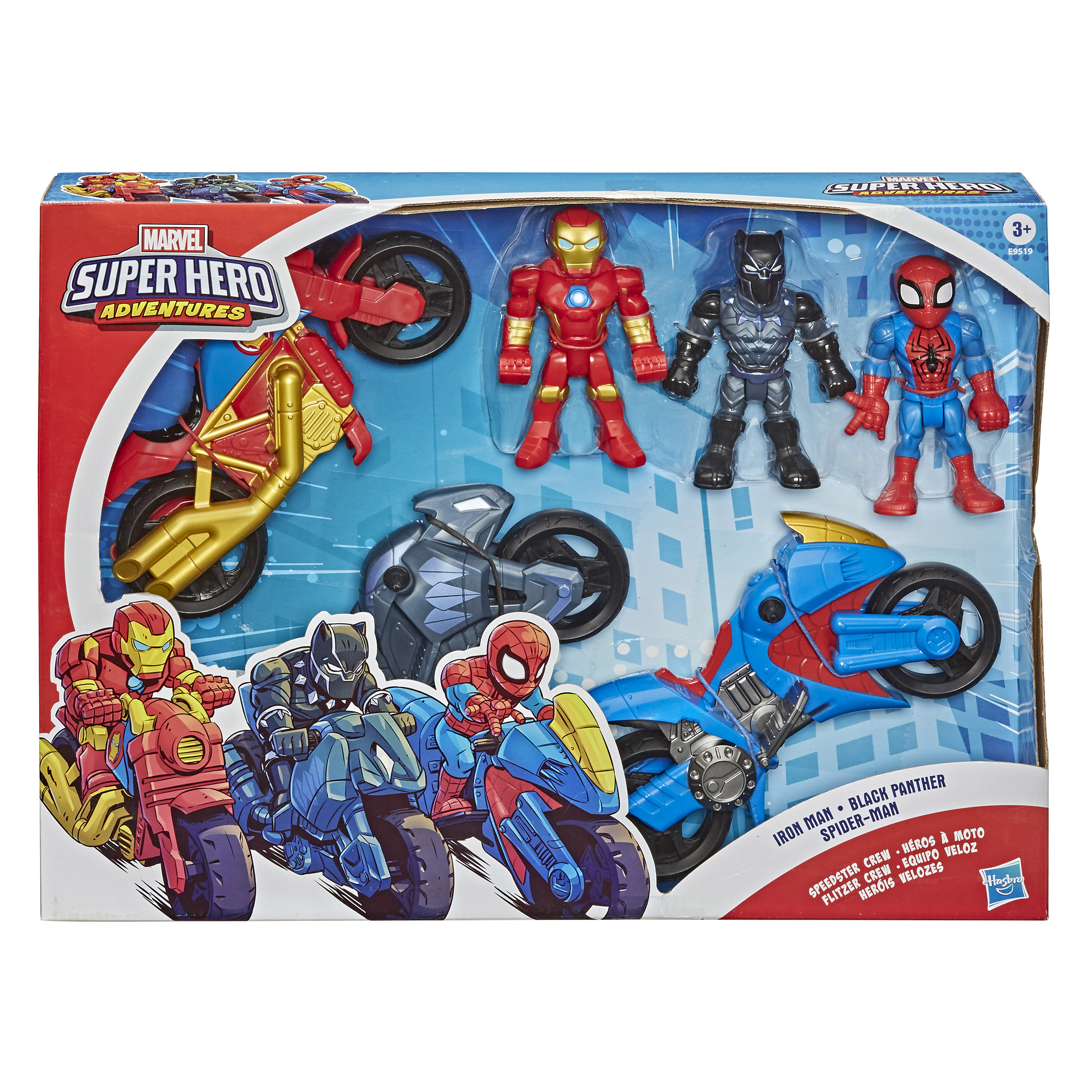 Playskool Heroes Marvel Super Hero Adventures Speedster Crew