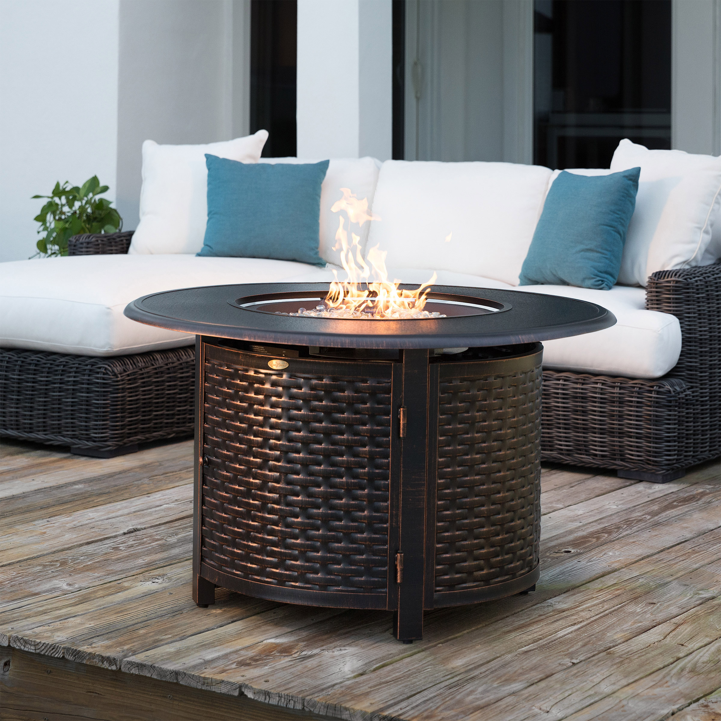 Aluminum Propane Gas Fire Pit