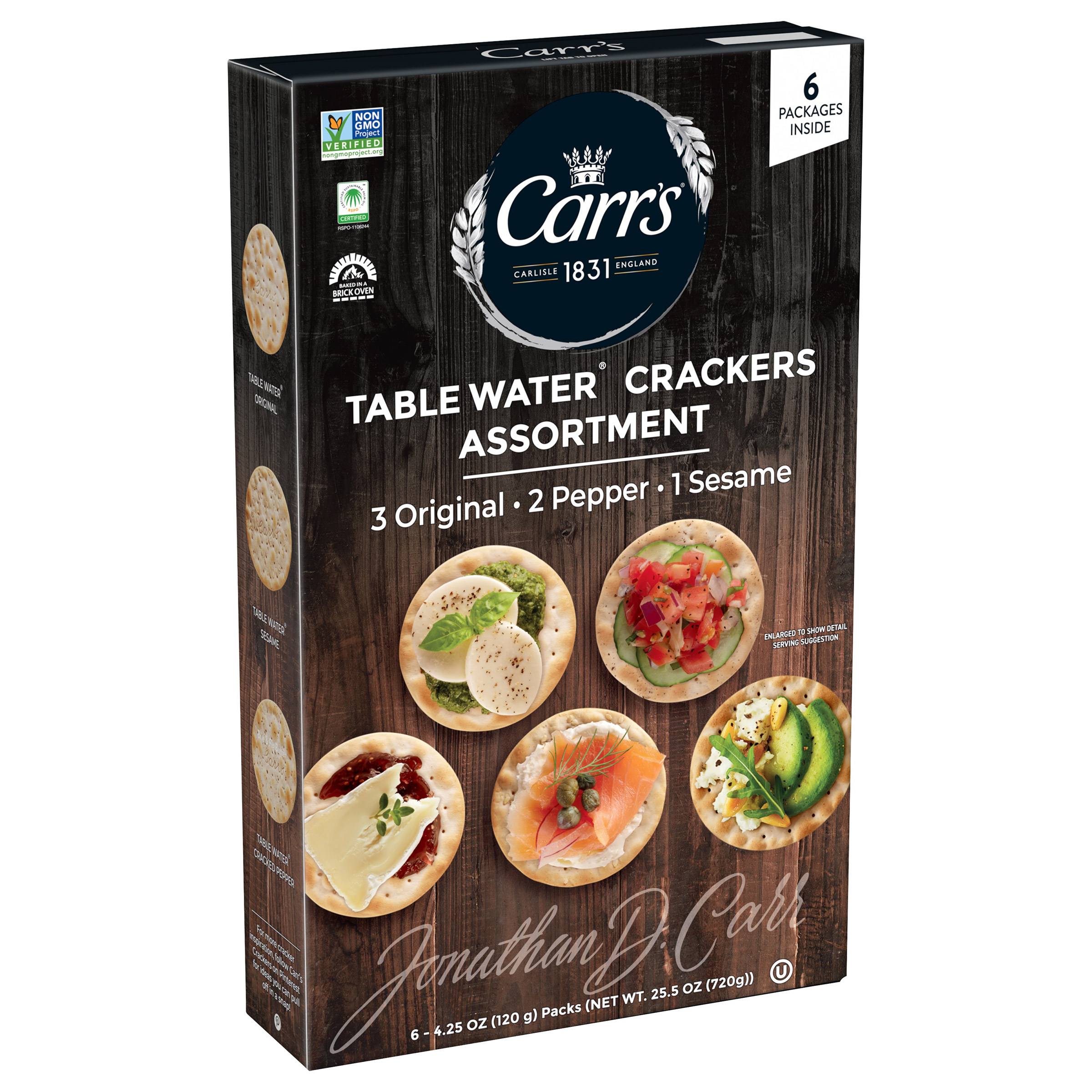 Carr's Table Water Crackers  Variety Pack  25.5 oz