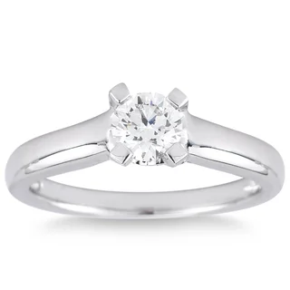 PLATINUM VS2 I 0.62CTW ROUND DIAMOND RING (0.50CTR)