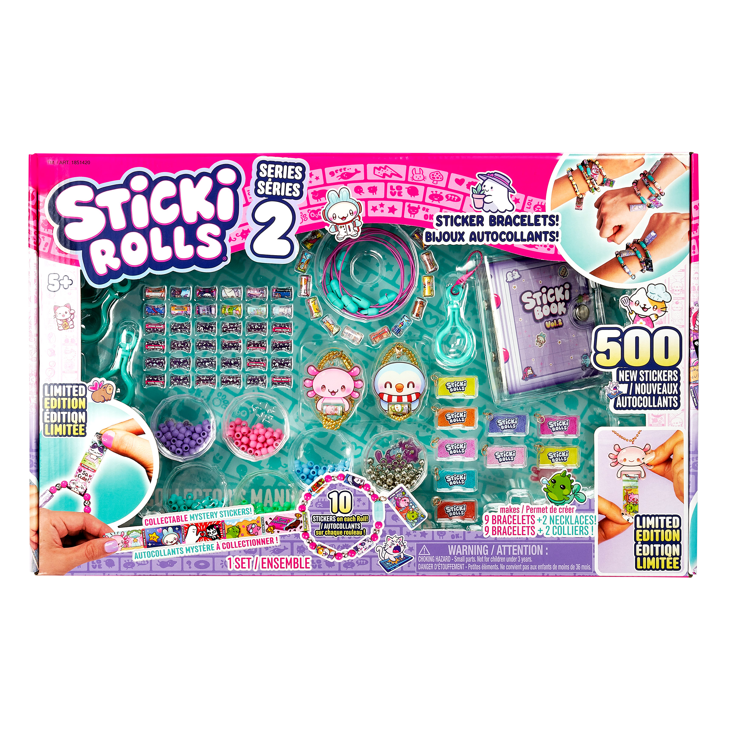 Sticki Rolls Playset Bundle - Sticker Collection & Personalization in Wearables