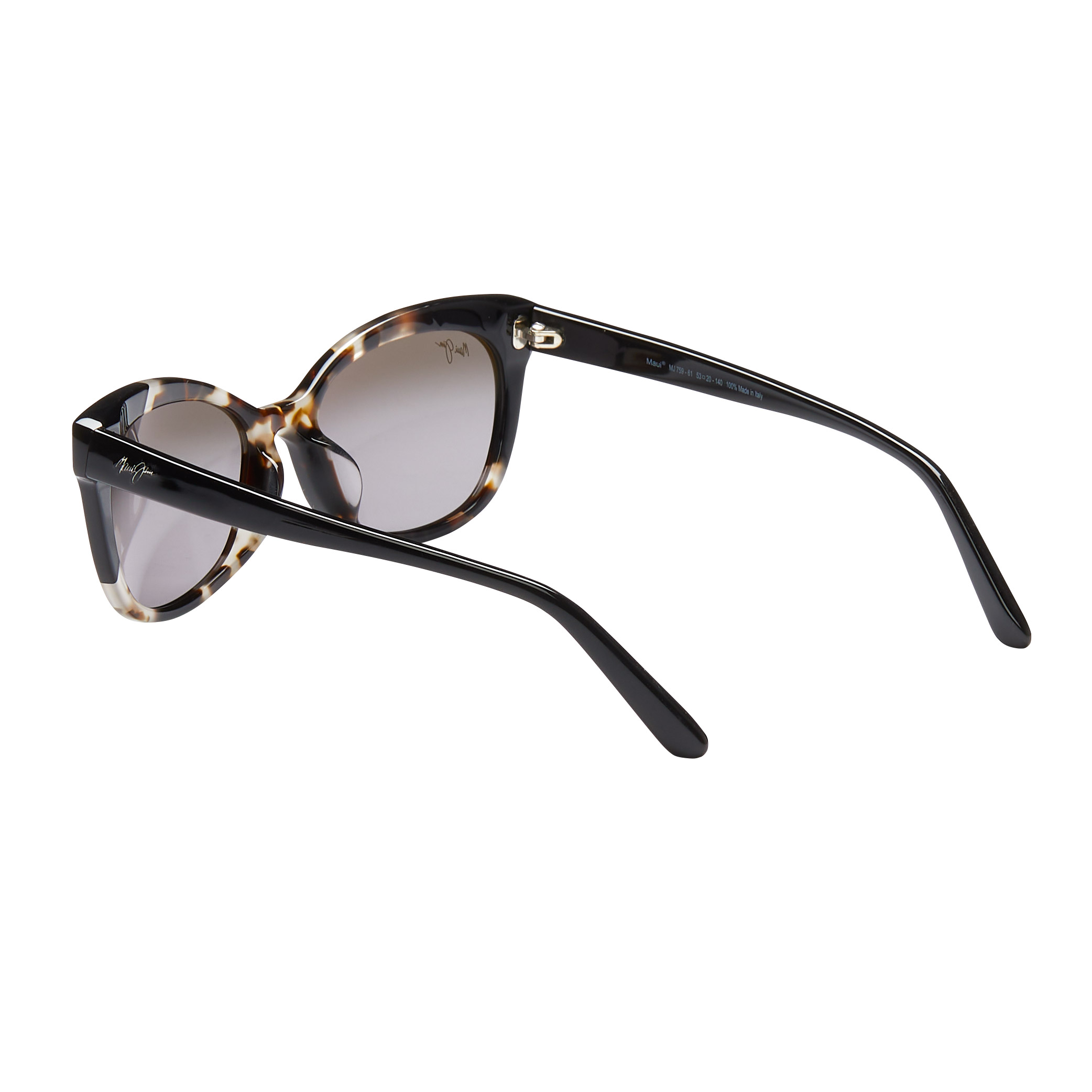 Maui Jim Ilima GS759-61 White Tokyo w/Glass Black Polarized