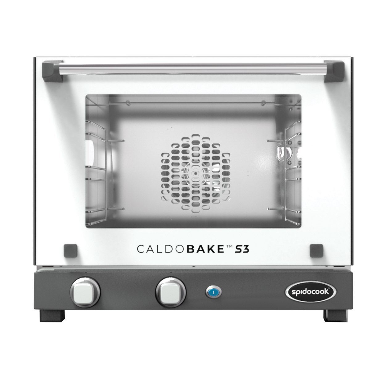 Caldobake 26.6 in. 0.83 cu ft. Commercial Stainless Steel Quarter Pan Convection Oven