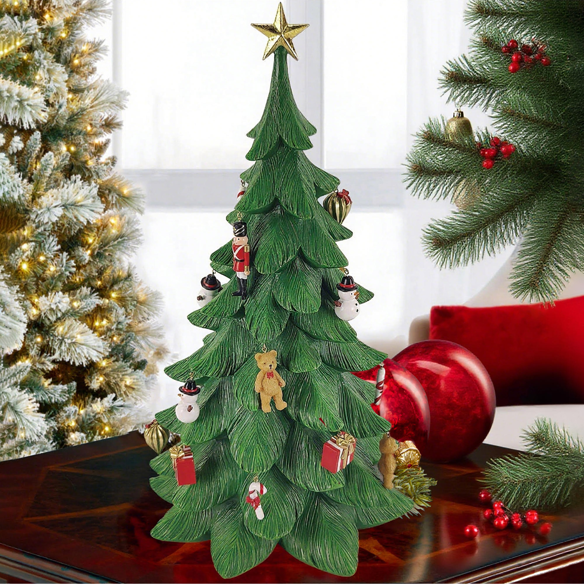 50.6 cm (19.9 in.) Christmas Tree with Hanging Ornaments