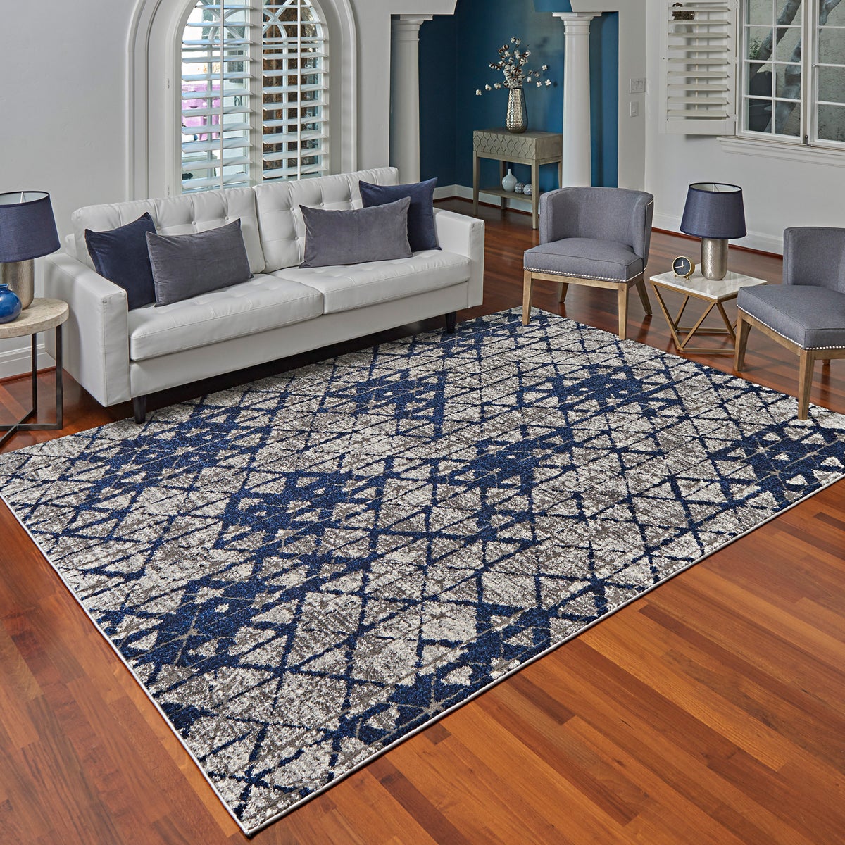 Torino Rug Collection, Aris Gray Blue | Costco Torino Rug Collection, Aris Gray Blue | Costco