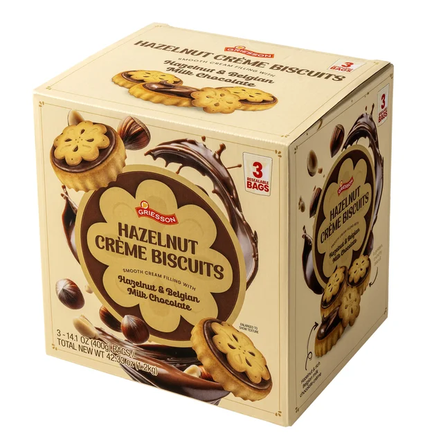 HAZELNUT CREME BISCUITS P185 T37H5 SL210