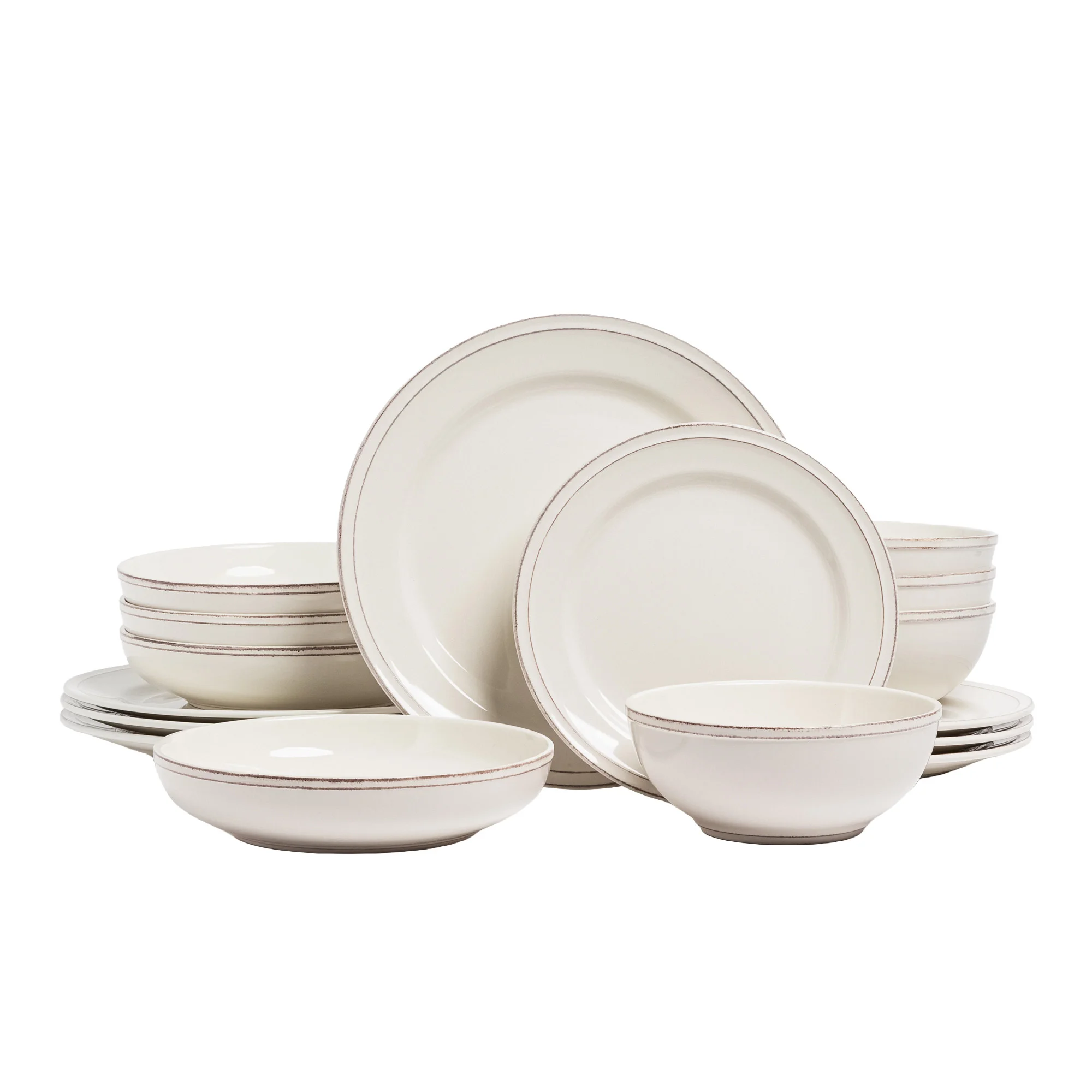 over&back Lake Como 16-piece Dinnerware Set
