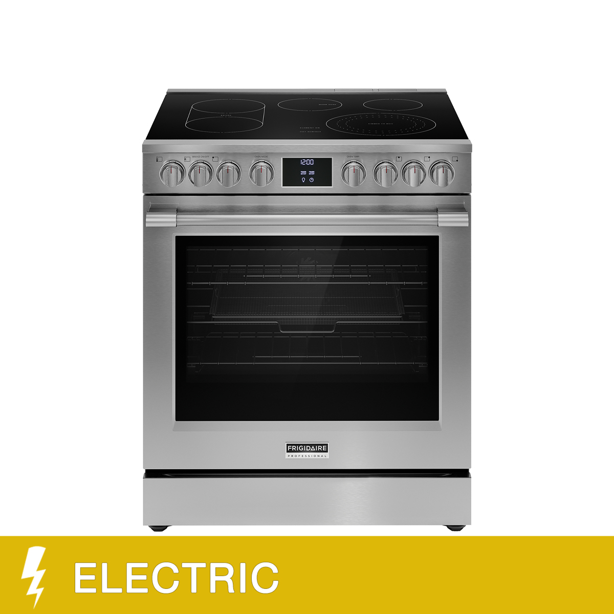 Frigidaire Professional 30 in. 6.2 cu ft. Electric 5 Element Range with Total Convection