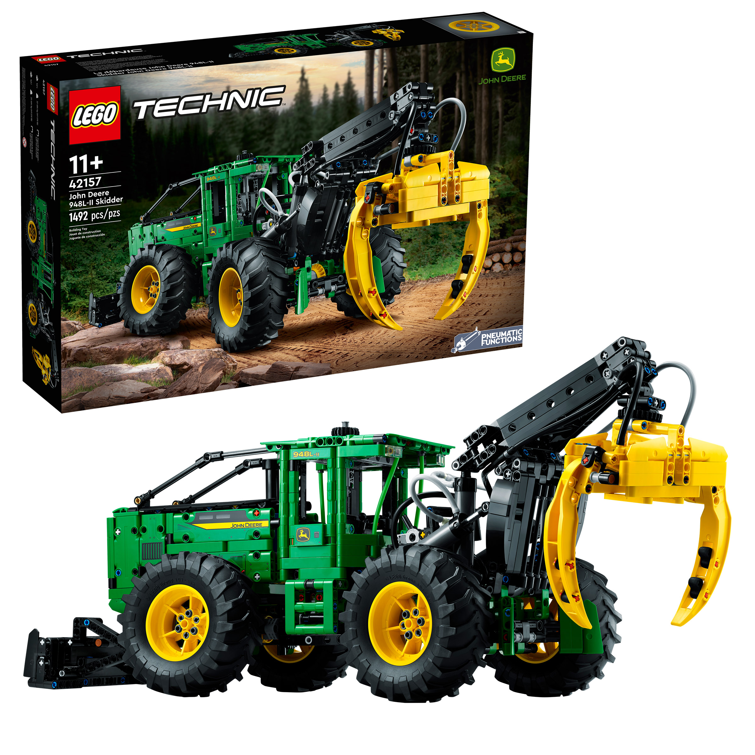 LEGO Technic John Deere 948L-II Skidder 42157 