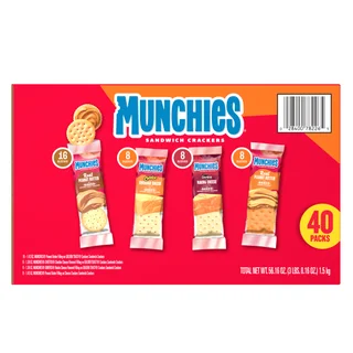 MUNCHIES CRACKER VARIETY 40 CT (3.51 LBS)