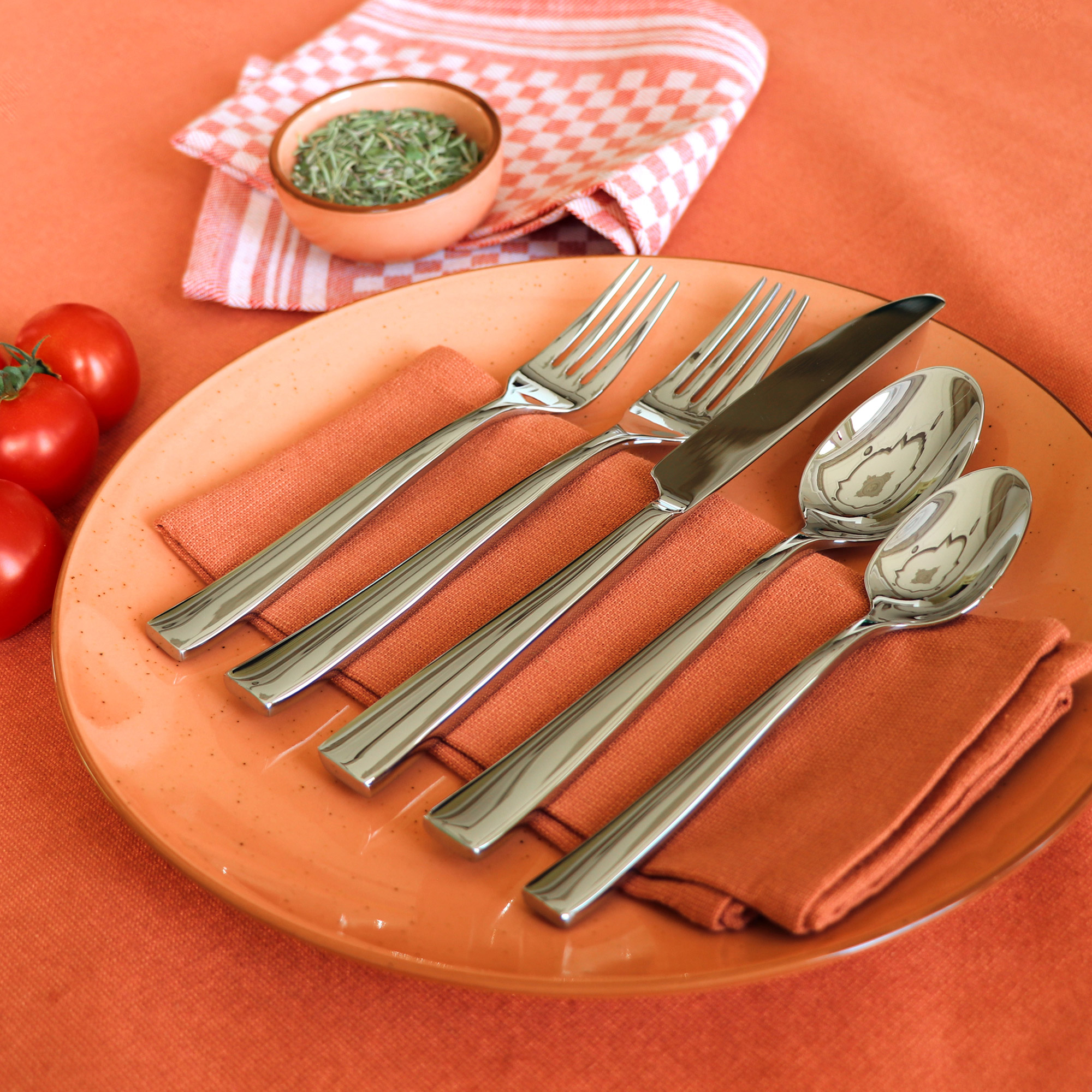 Gourmet Settings Mode 20-piece Flatware Set