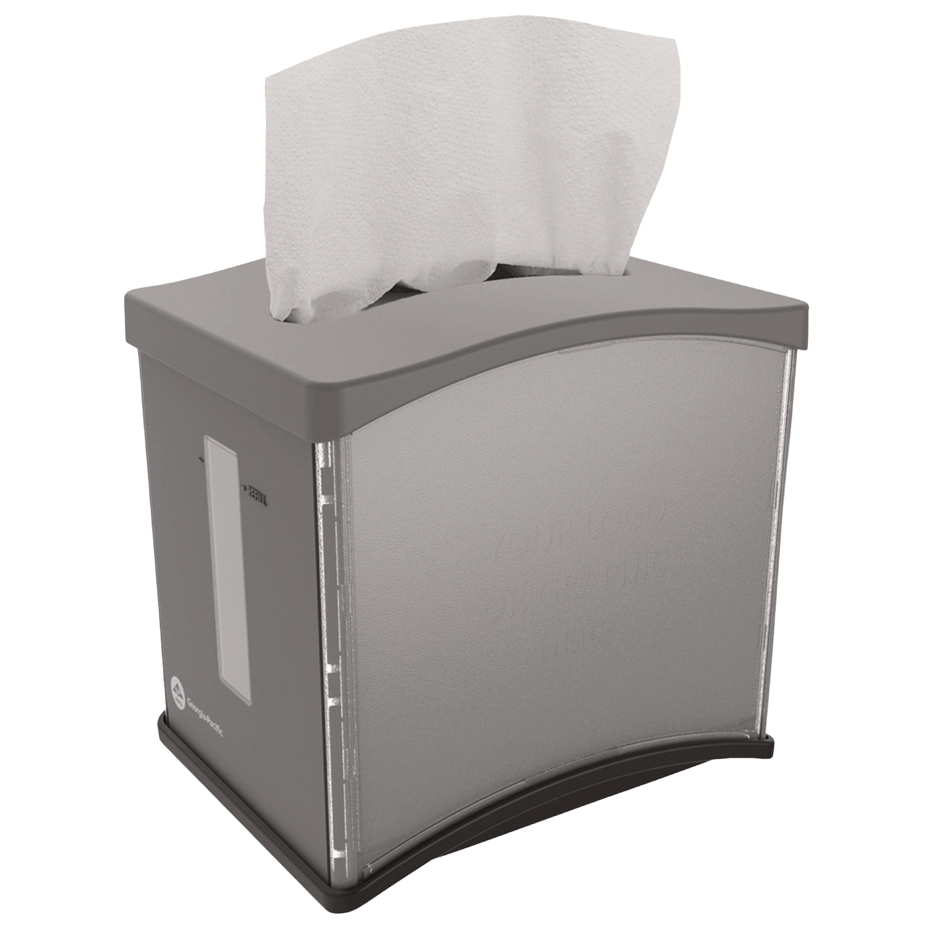 Marathon Interfold Napkin Dispenser, 2-Ply, Grey, 2 ct | Costco