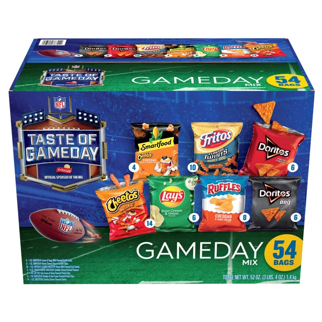 FRITO LAY GAME DAY MIX 54 COUNT
