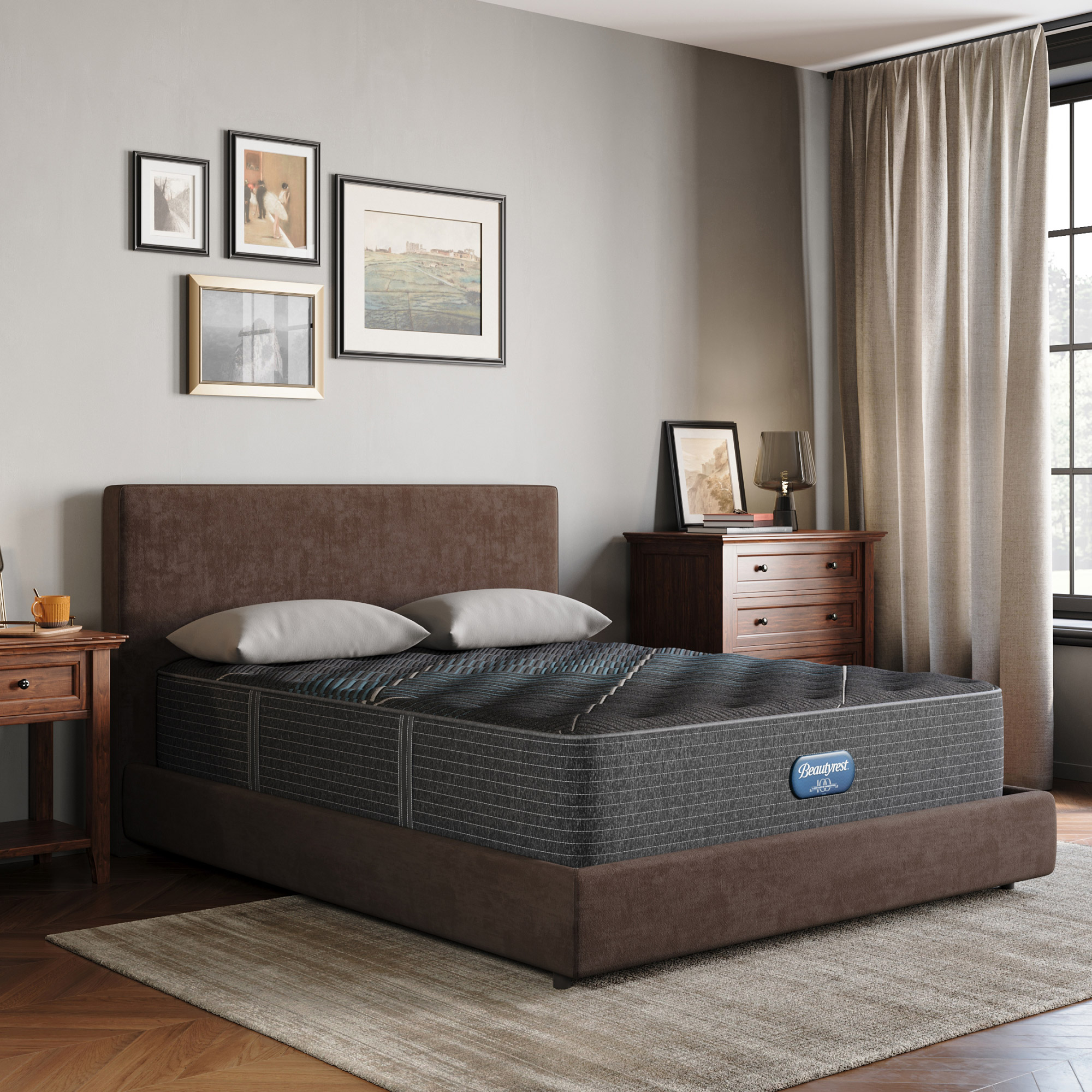 Beautyrest 14 5 Silver Hybrid Dualcool Plush Mattress