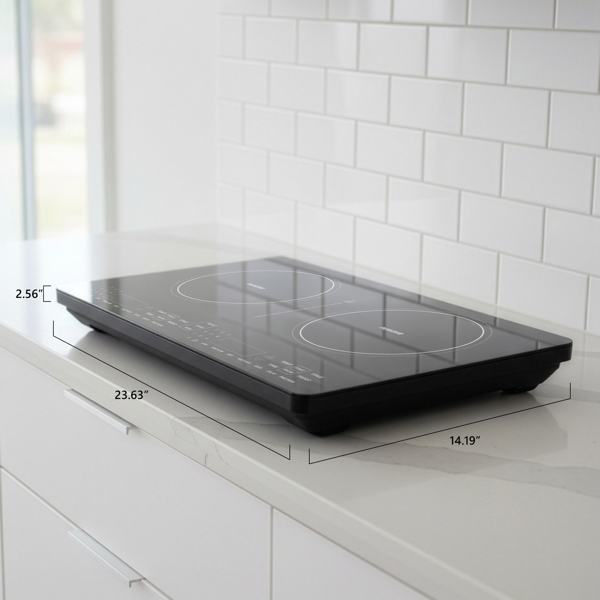 Nuwave Dual Top Precision Induction Cooktop with Dual 11.5″ Surfaces ...