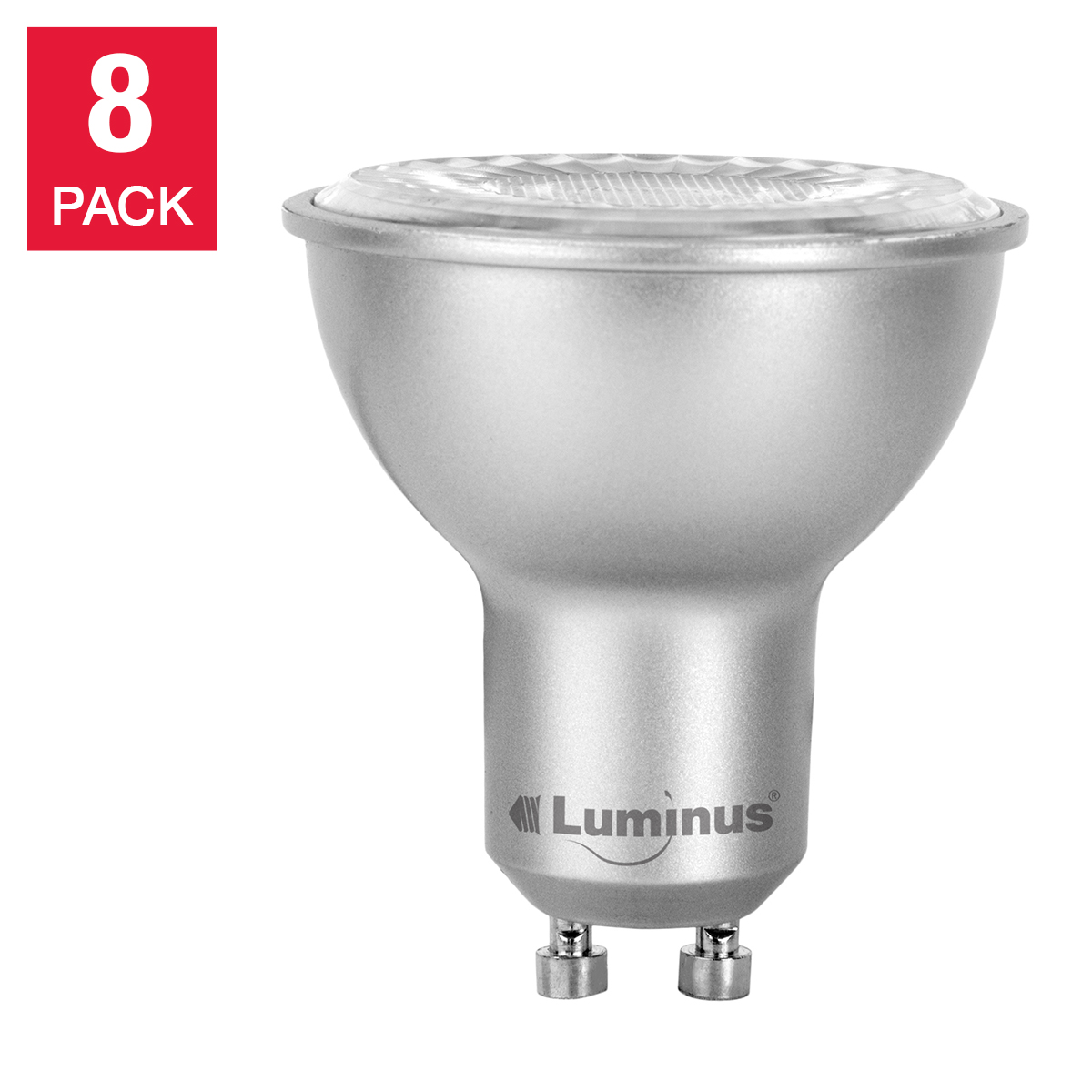 Luminus LED Elite 7W GU10 500 lumens Dimmable, 8-pack
