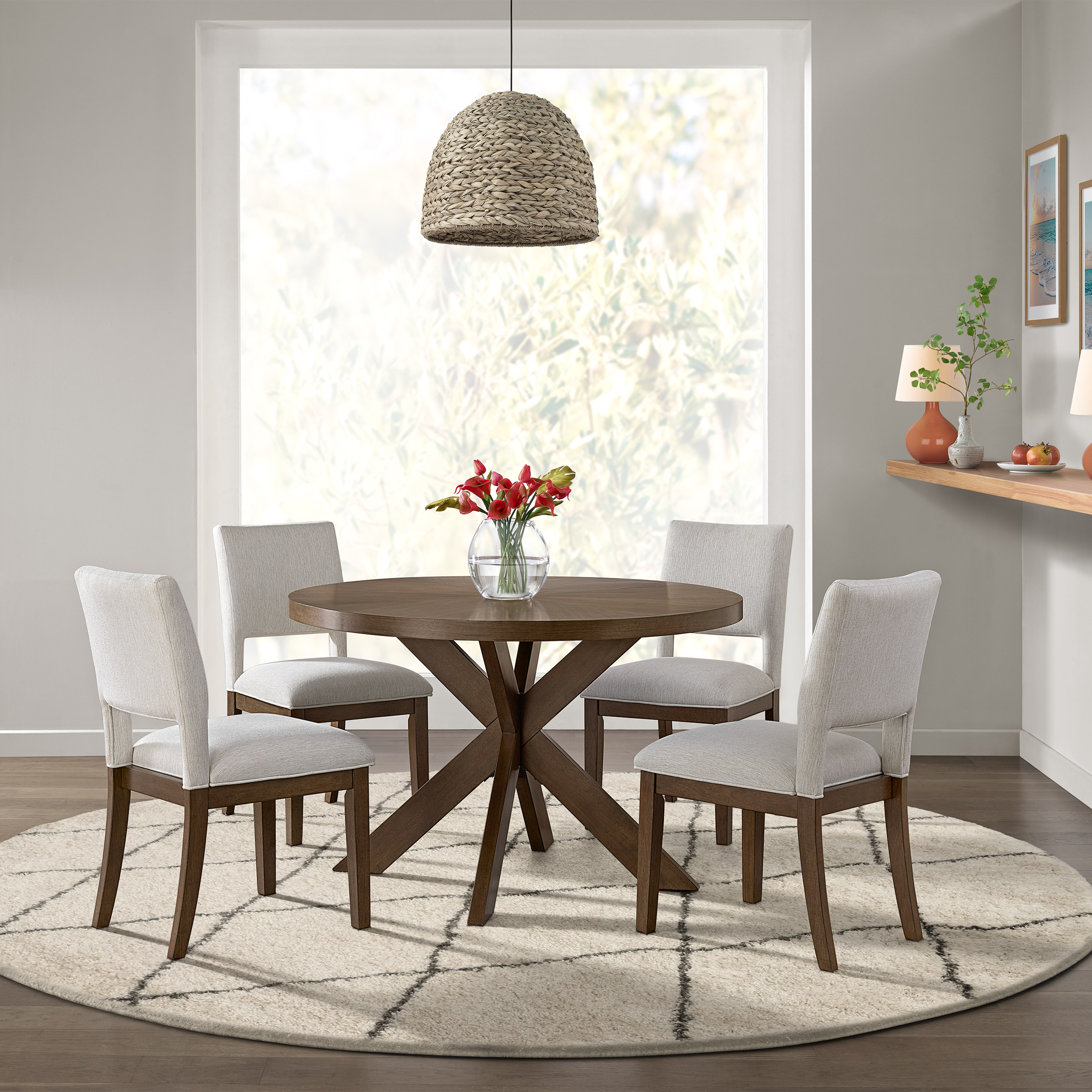Bayside Furnishings Amelia 5-piece Dining Set