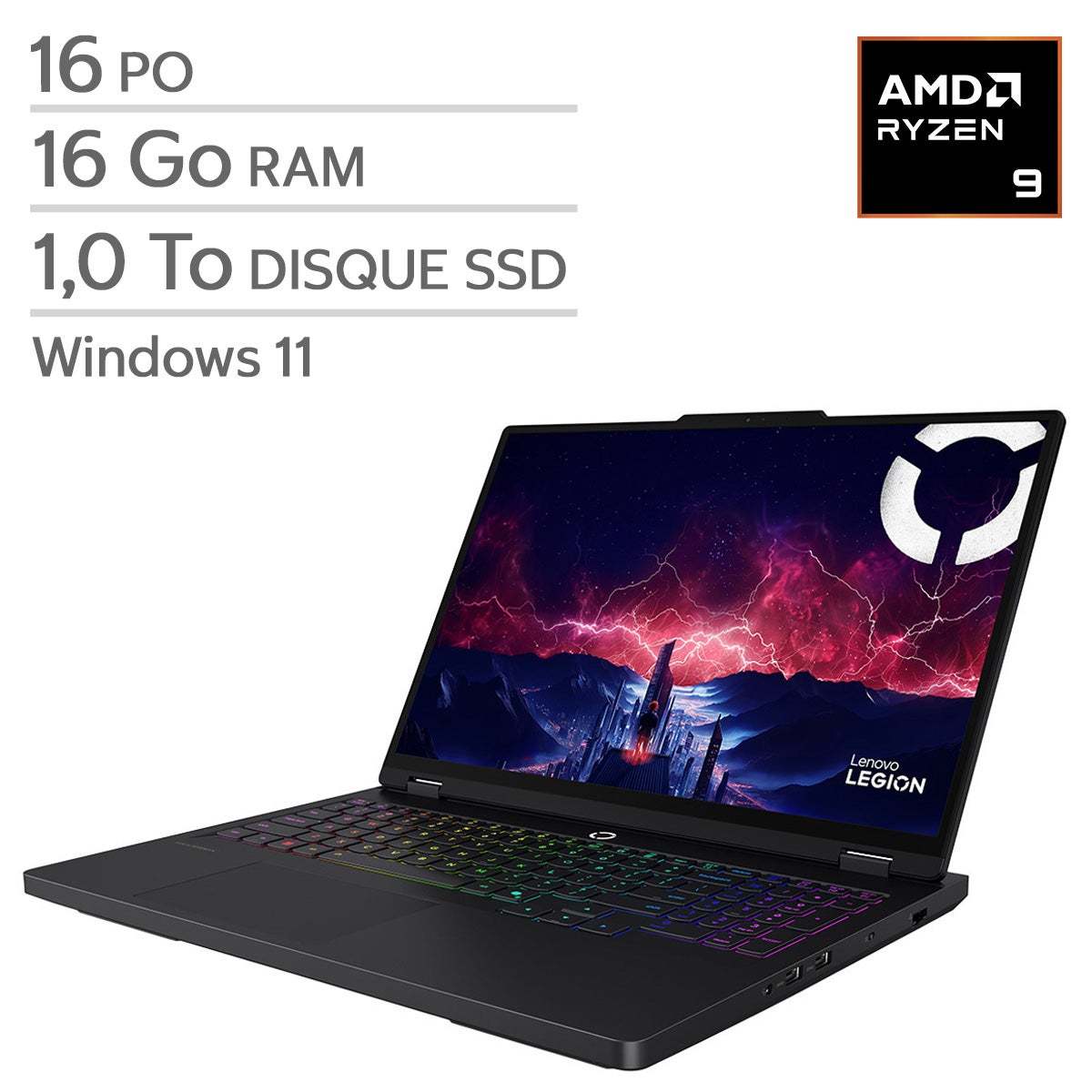 Lenovo Legion Pro 5 16.0-in Gaming Laptop, AMD Ryzen 9 8945HX