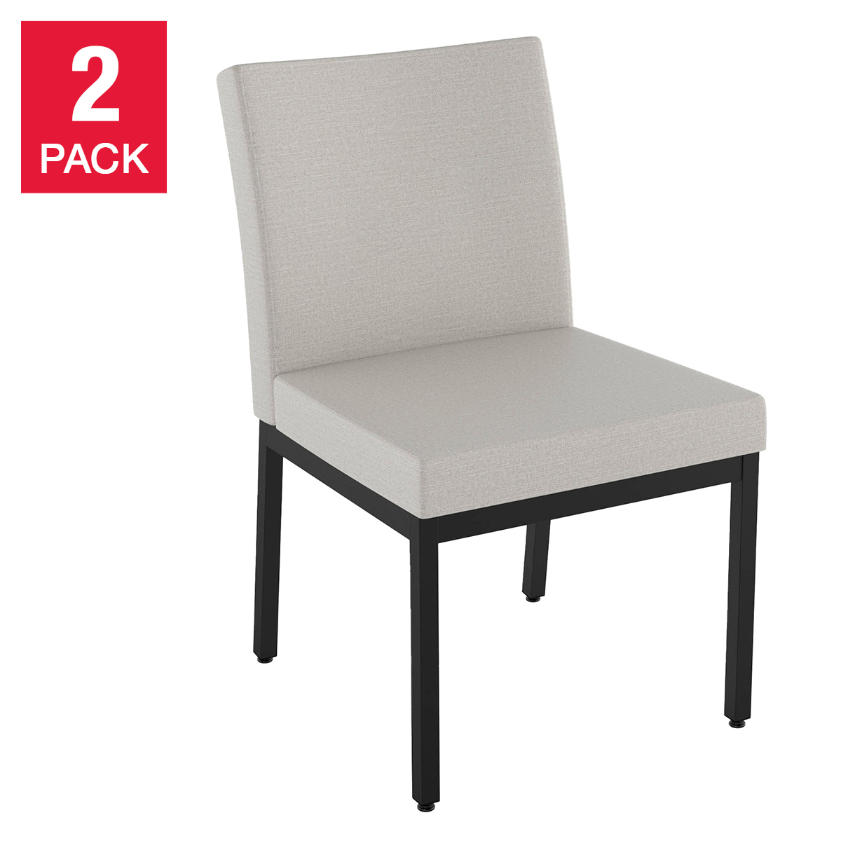 Amisco Drift Fabric Dining Chair, 2-pack