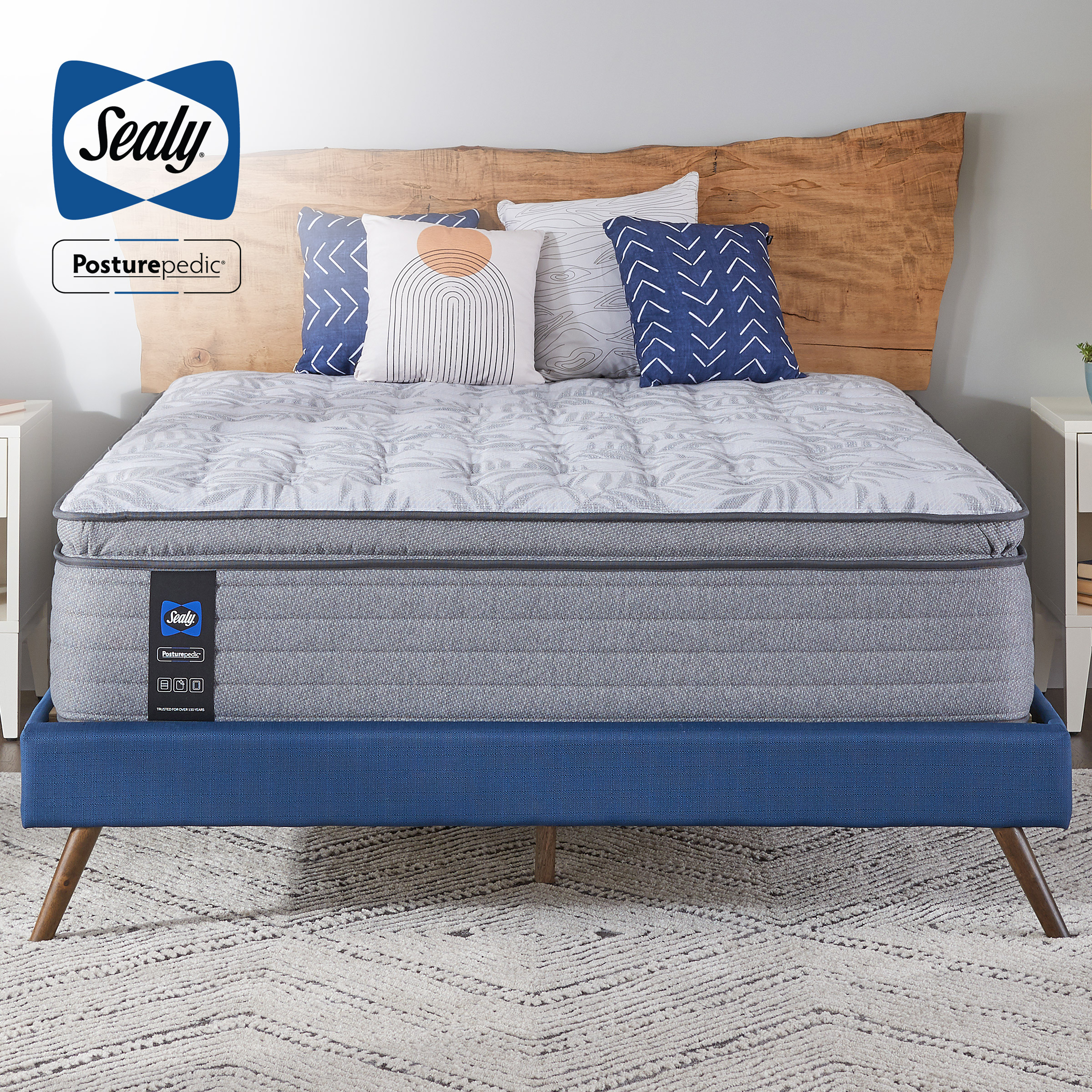 Sealy Posturepedic Carver 11” Firm or 13.5” Plush Mattress