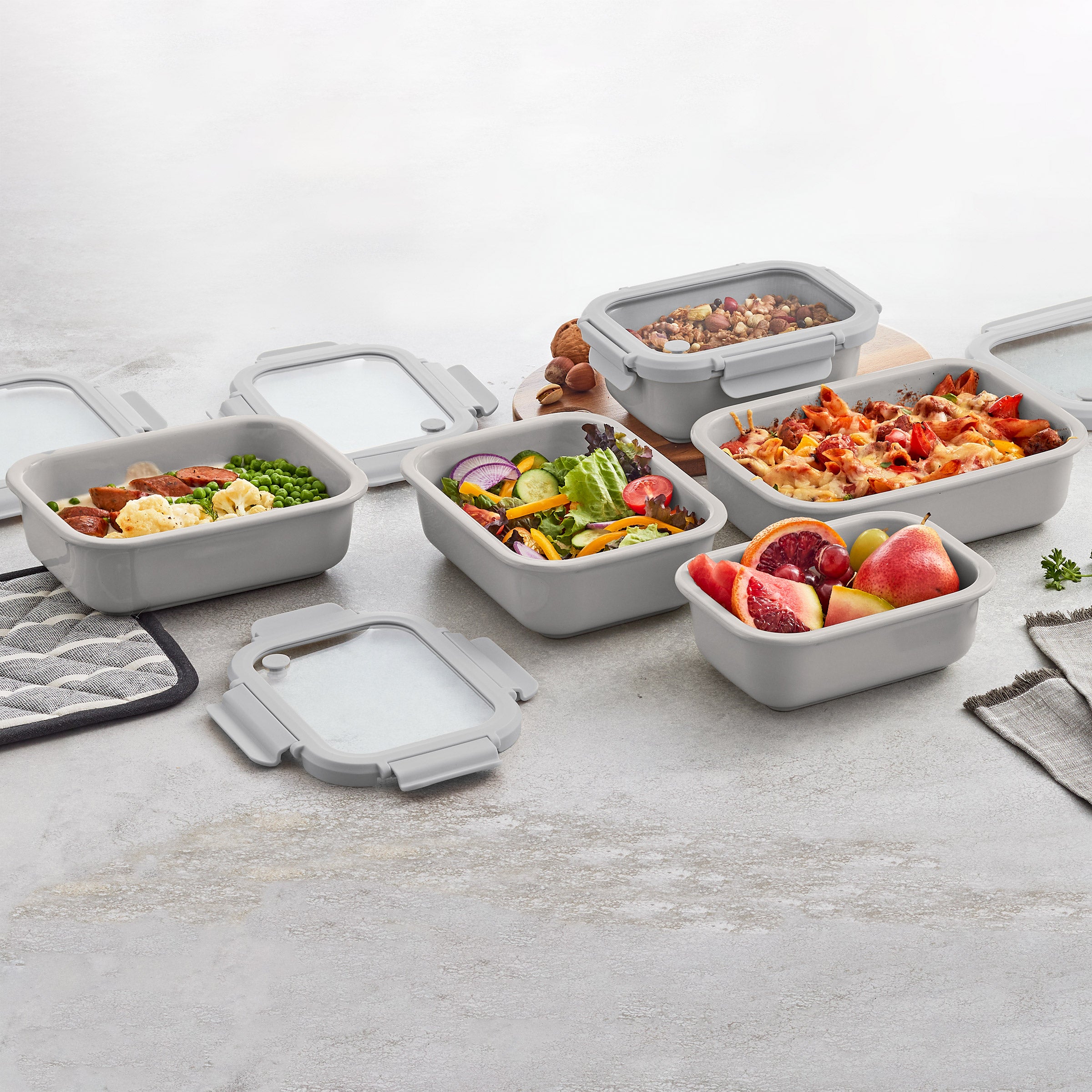 Safdie & Co. 10-piece Ceramic Food Storage Set