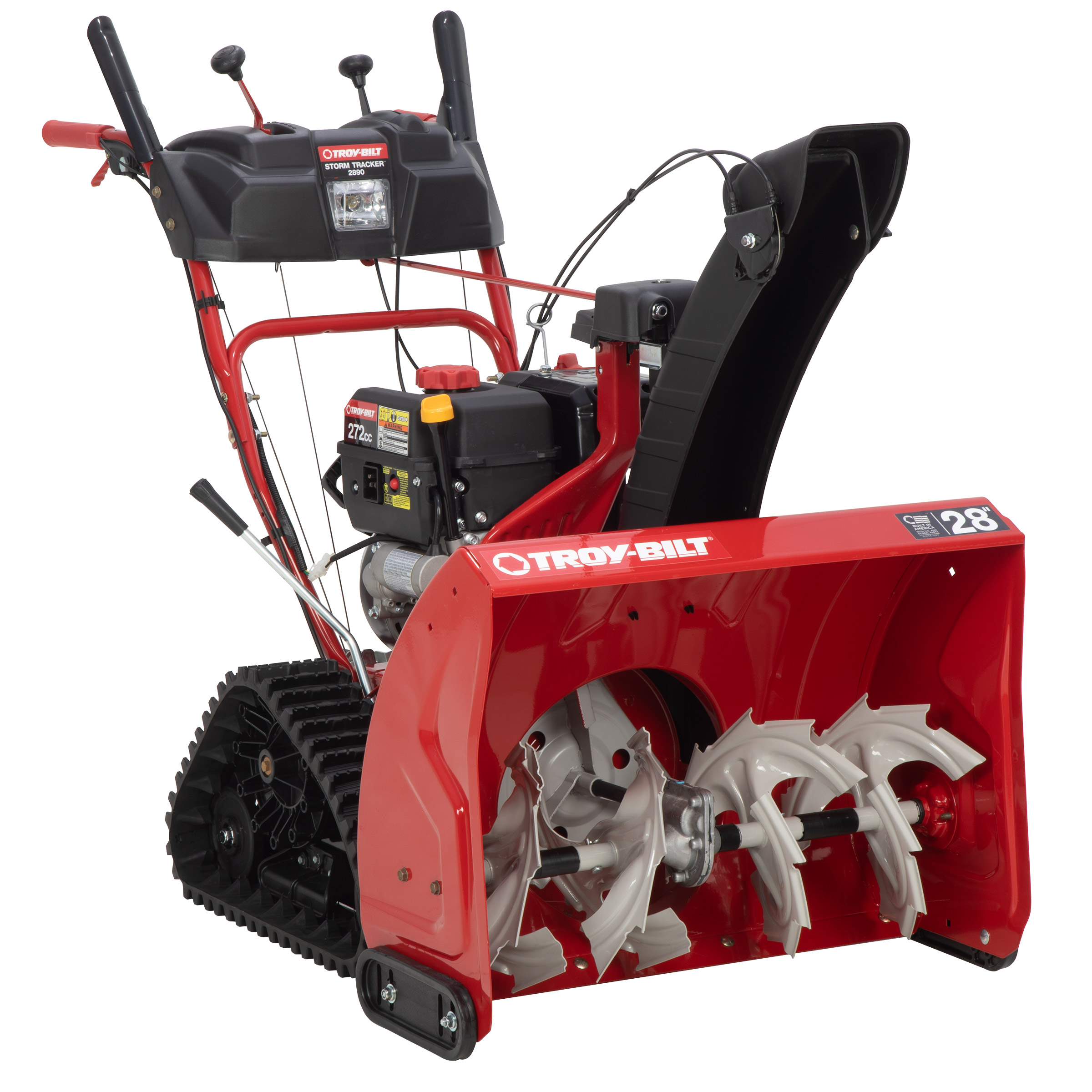 Troy-Bilt Storm Tracker 2890 272cc 28" Electric Start Two-stage Gas Snow Blower with Track Drive