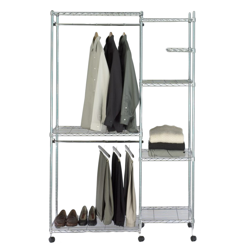 Système de rangement pour placard et chambre à coucher, avec housse