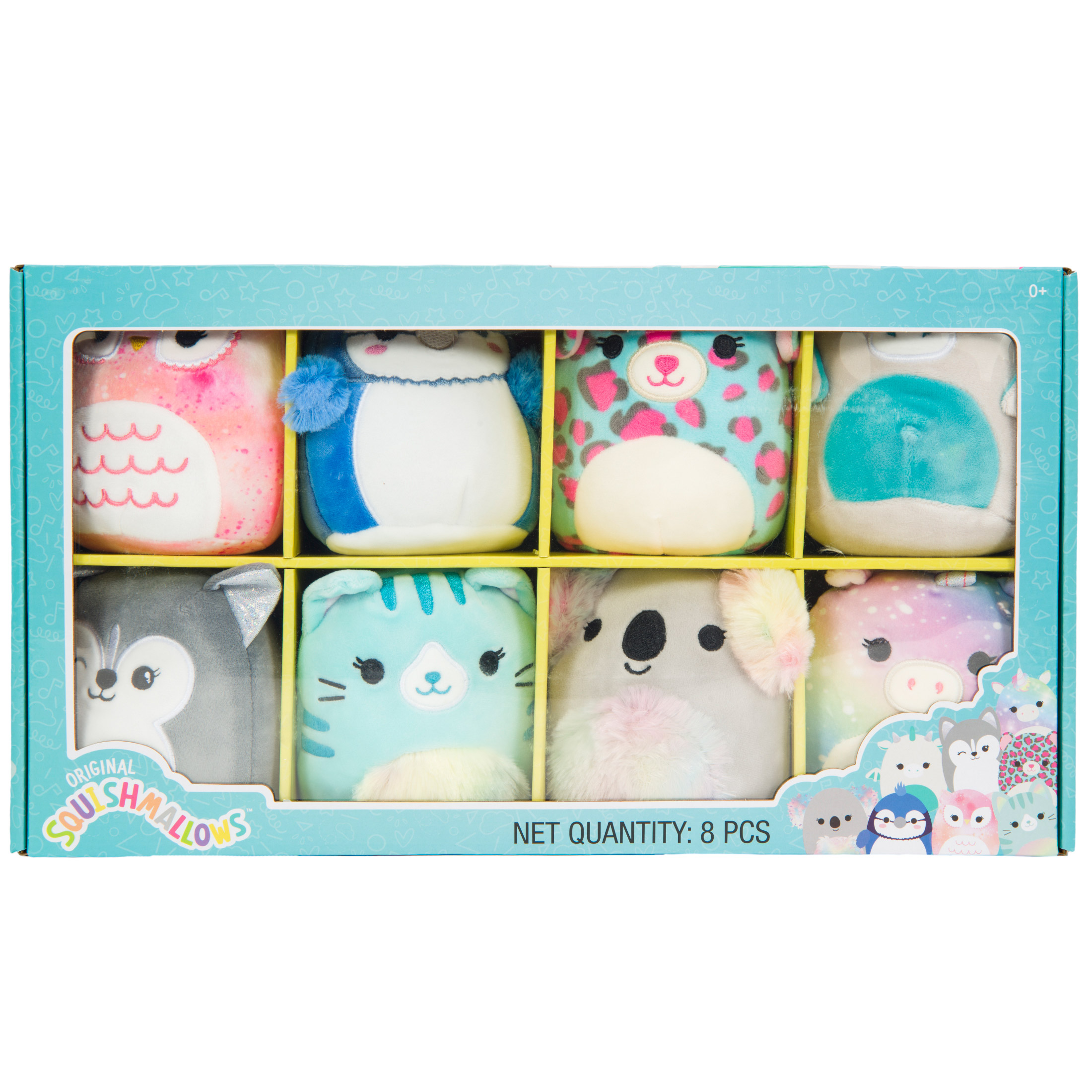 5-inch Squishmallows  - Animal Theme – Pack of 8