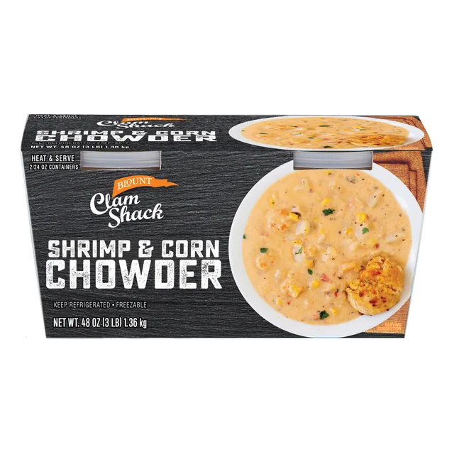 BLOUNT SHRIMP & CORN CHOWDER 2/24 OUNCE CONTAINERS