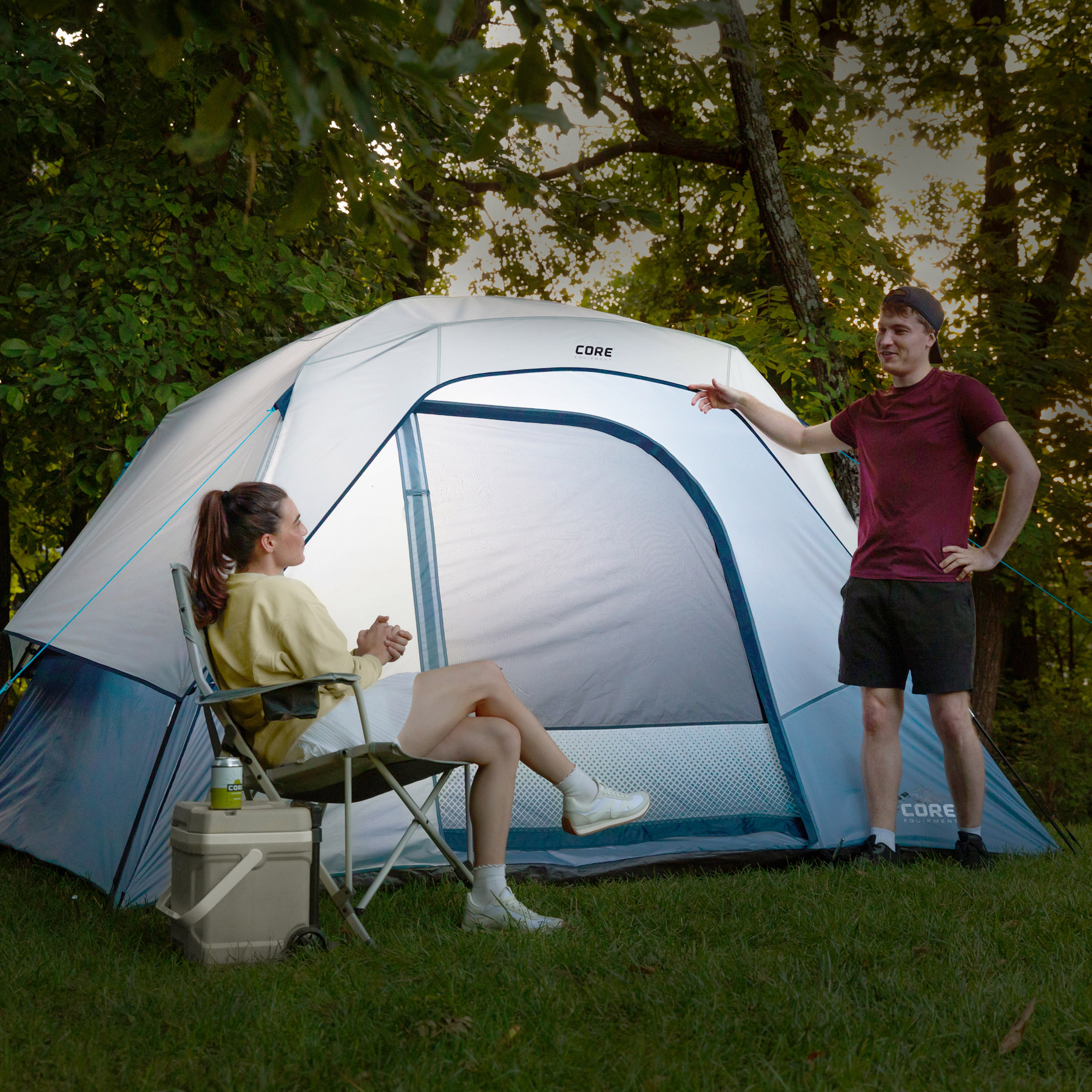 CORE 6-person Lighted Dome Tent | Costco
