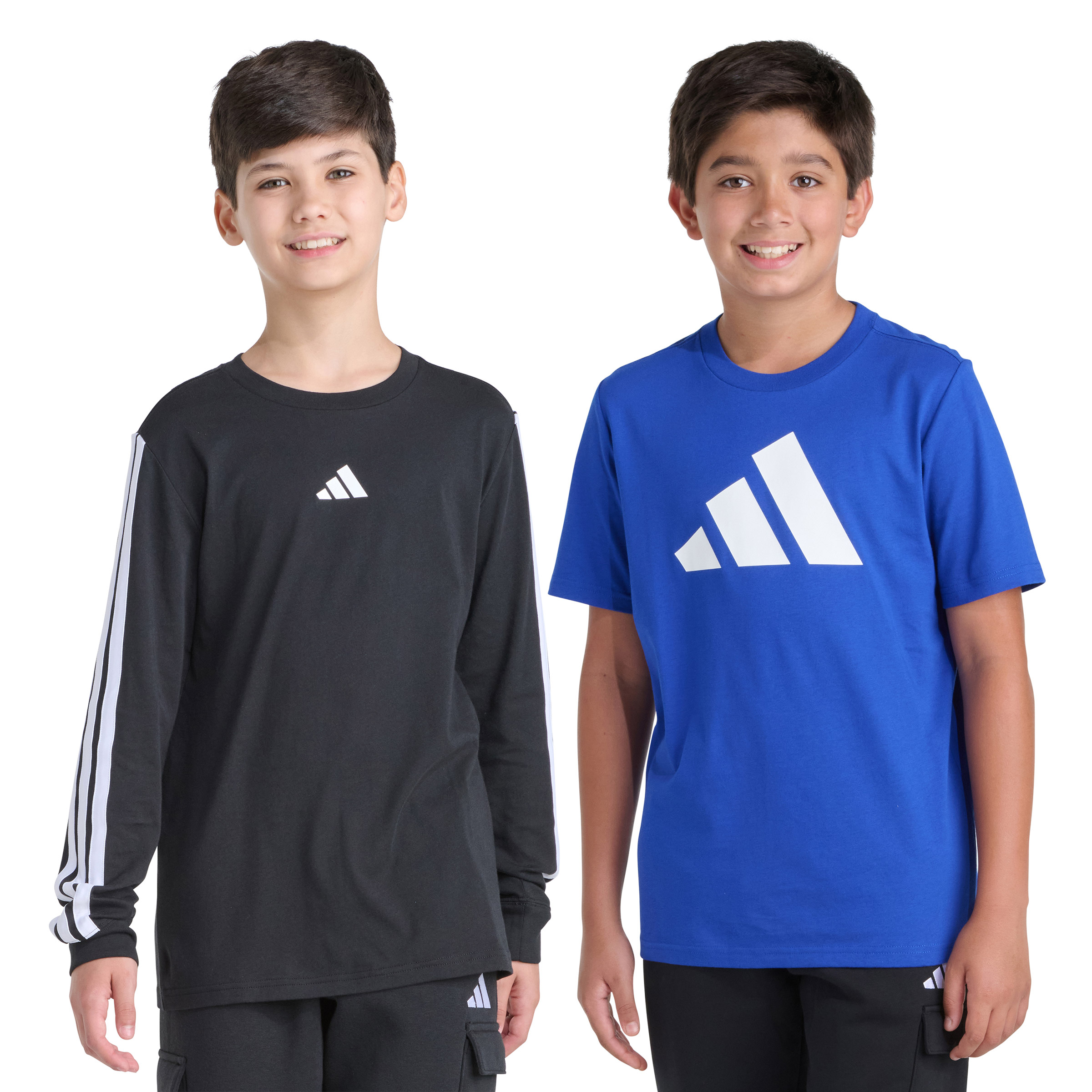 adidas Boys Long Sleeve and Short Sleeve Set
