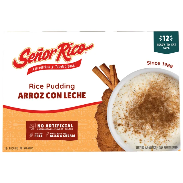 SEÑOR RICO RICE PUDDING 12/4 OZ
