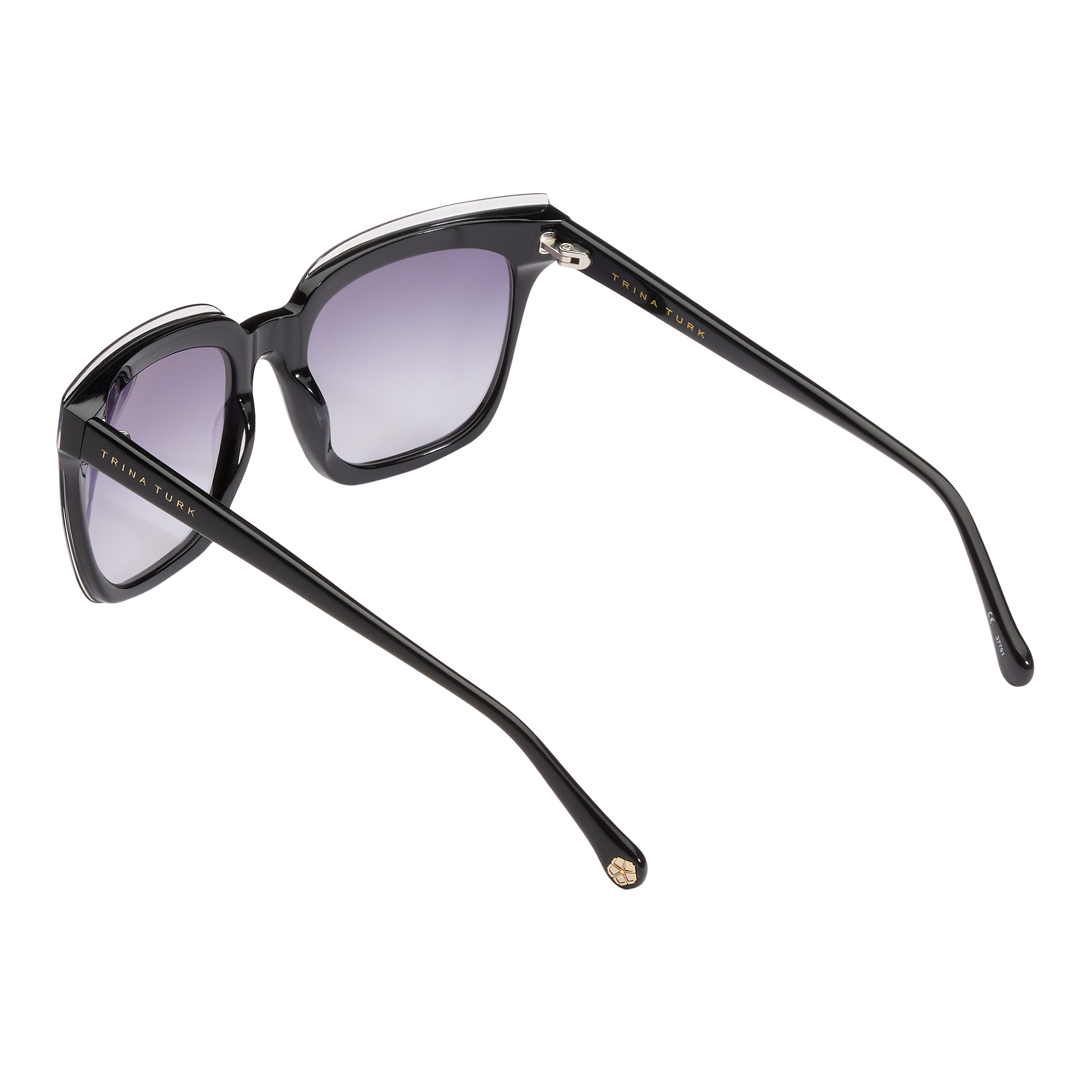 Trina Turk Macquarie Black Smoke Sunglasses | Costco display picture 3