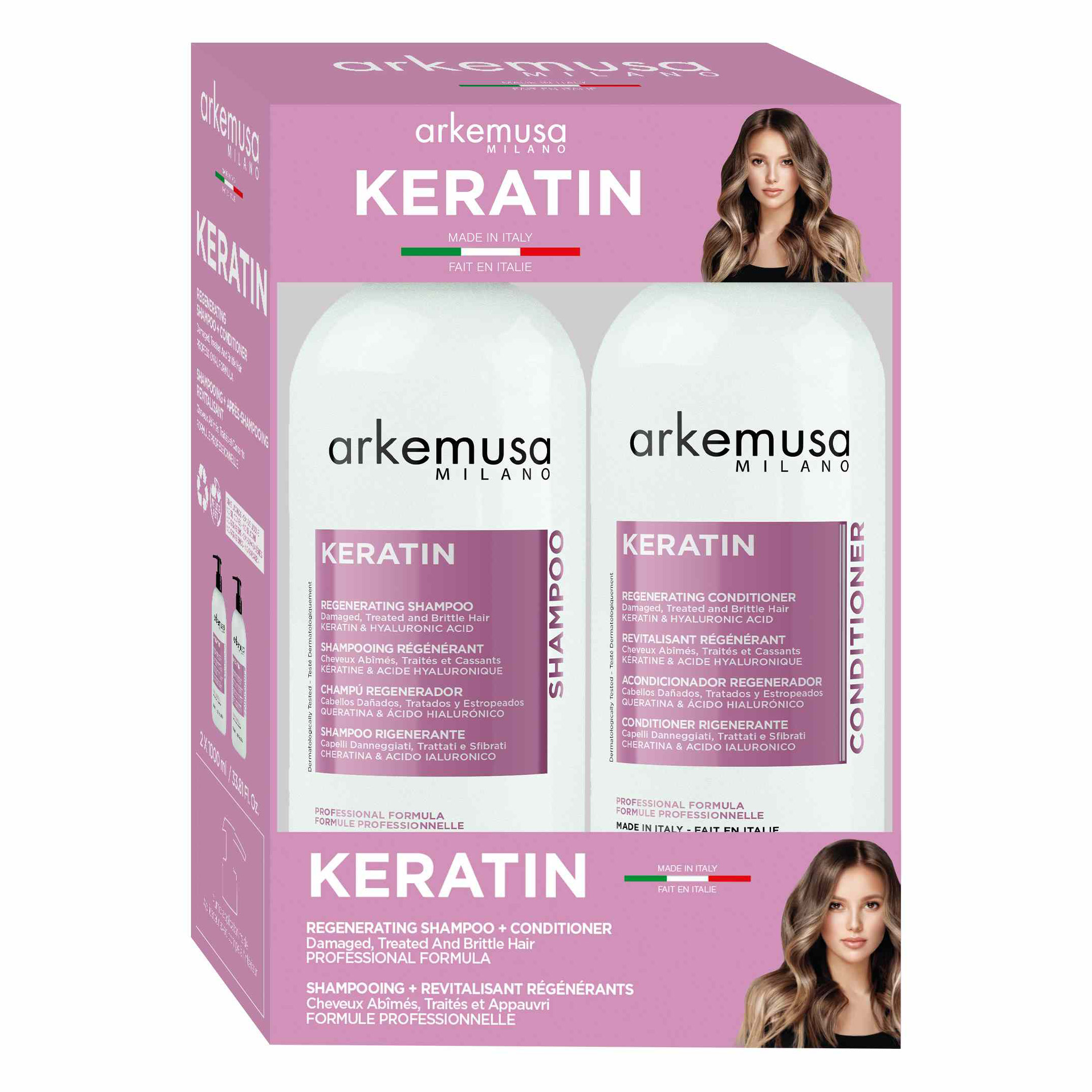Arkemusa Keratin Shampoo and Conditioner 