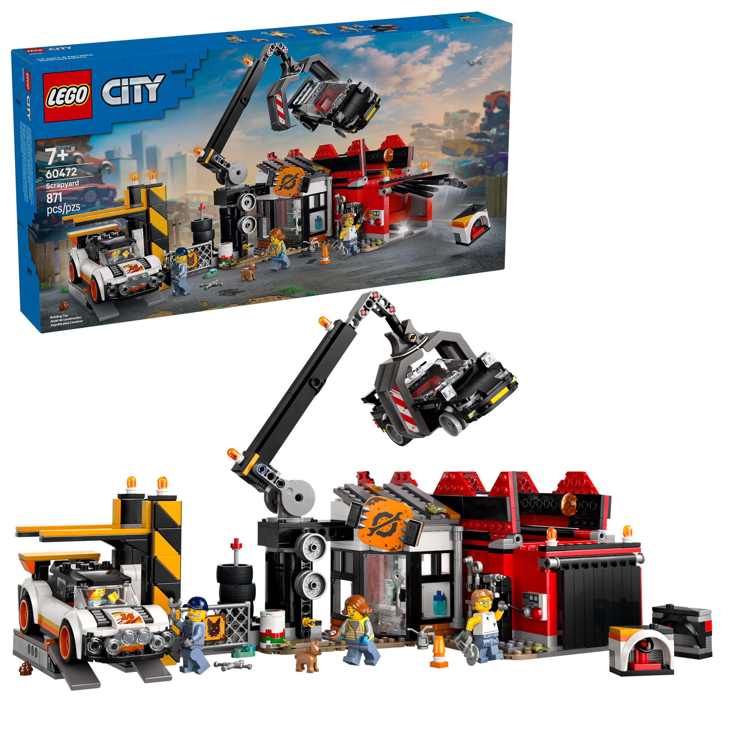 LEGO City Scrapyard with Cars 60472