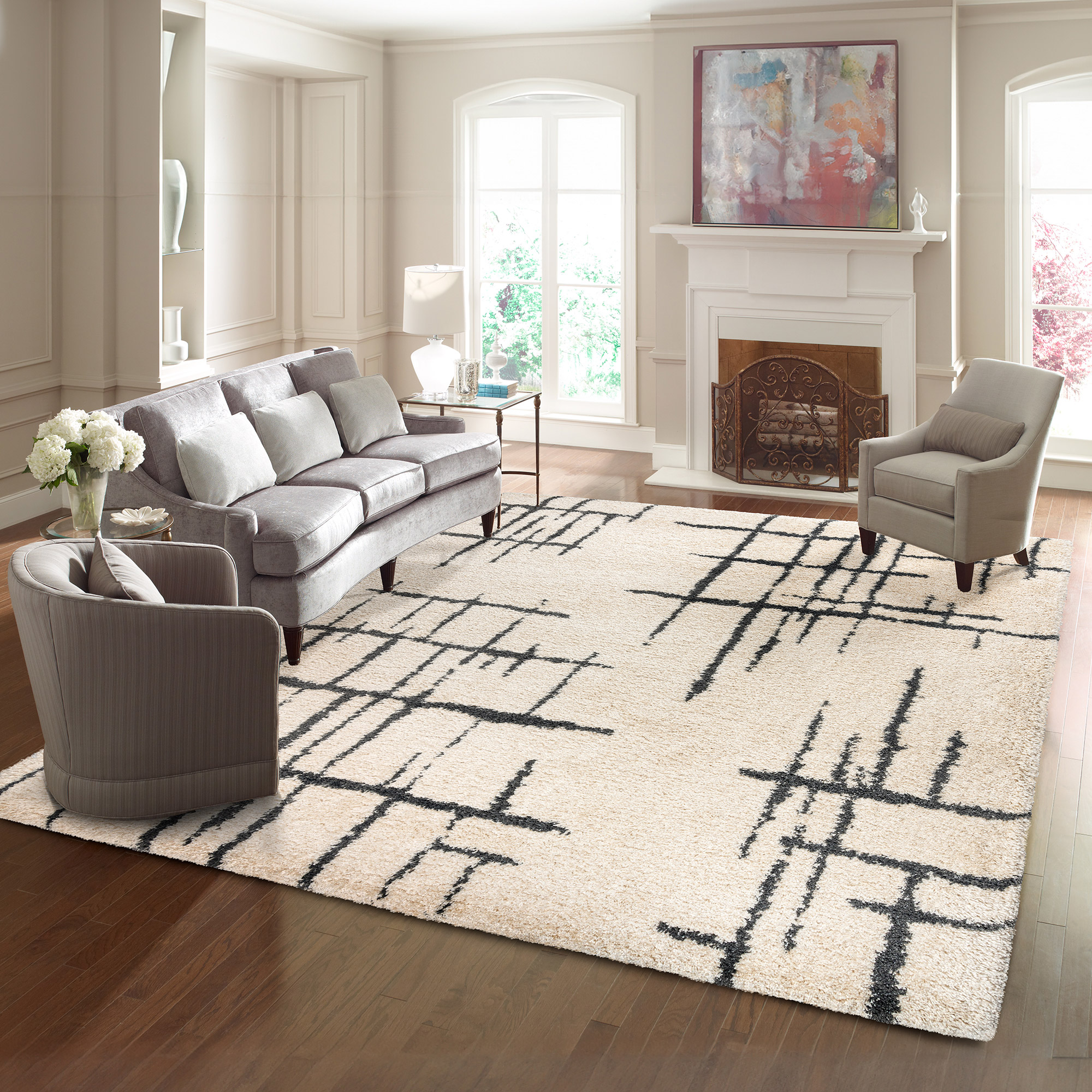 Thomasville Marketplace Luxury Shag Rug Collection  Meara  9’5” x 13’
