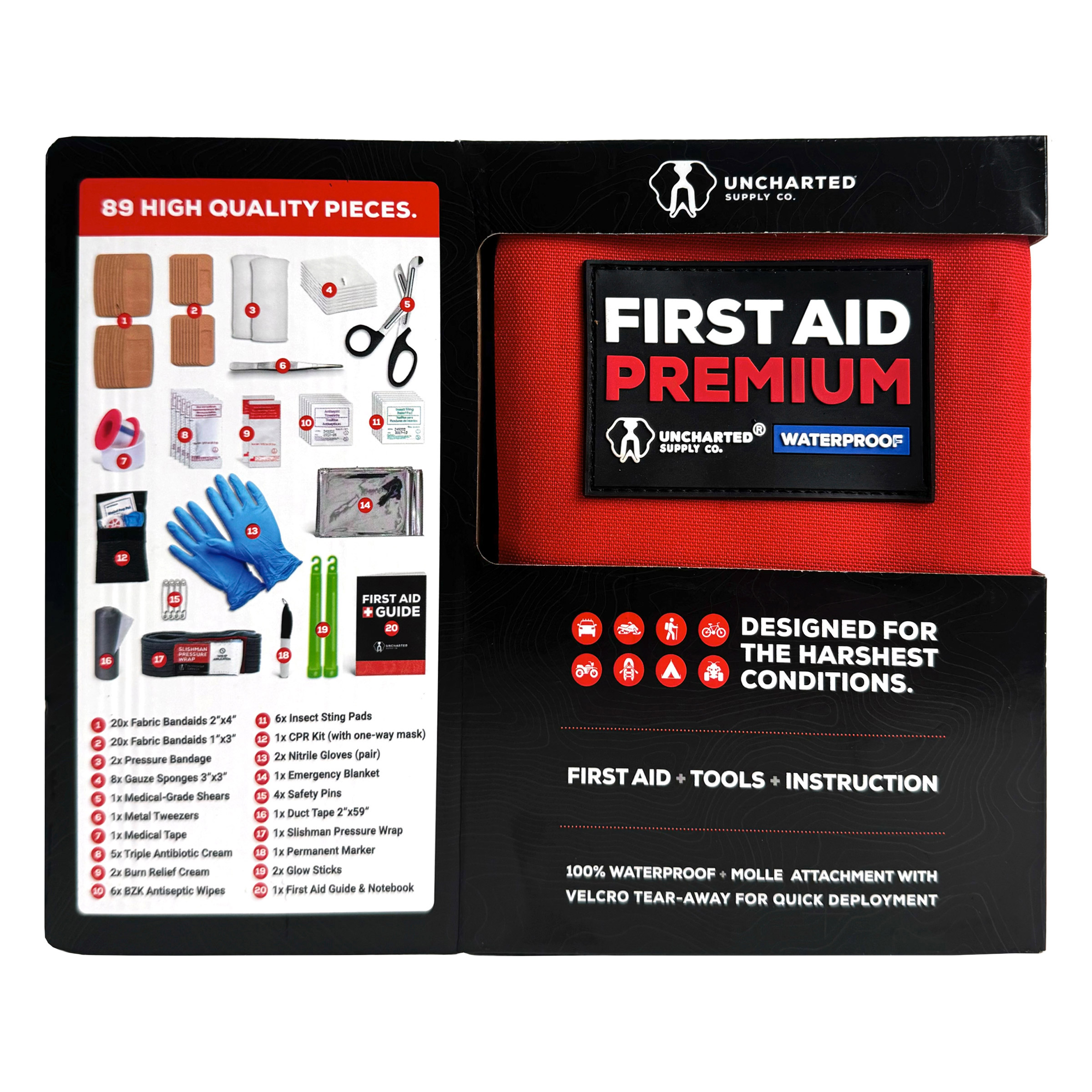 Uncharted First Aid Kit, 89-pieces | Costco