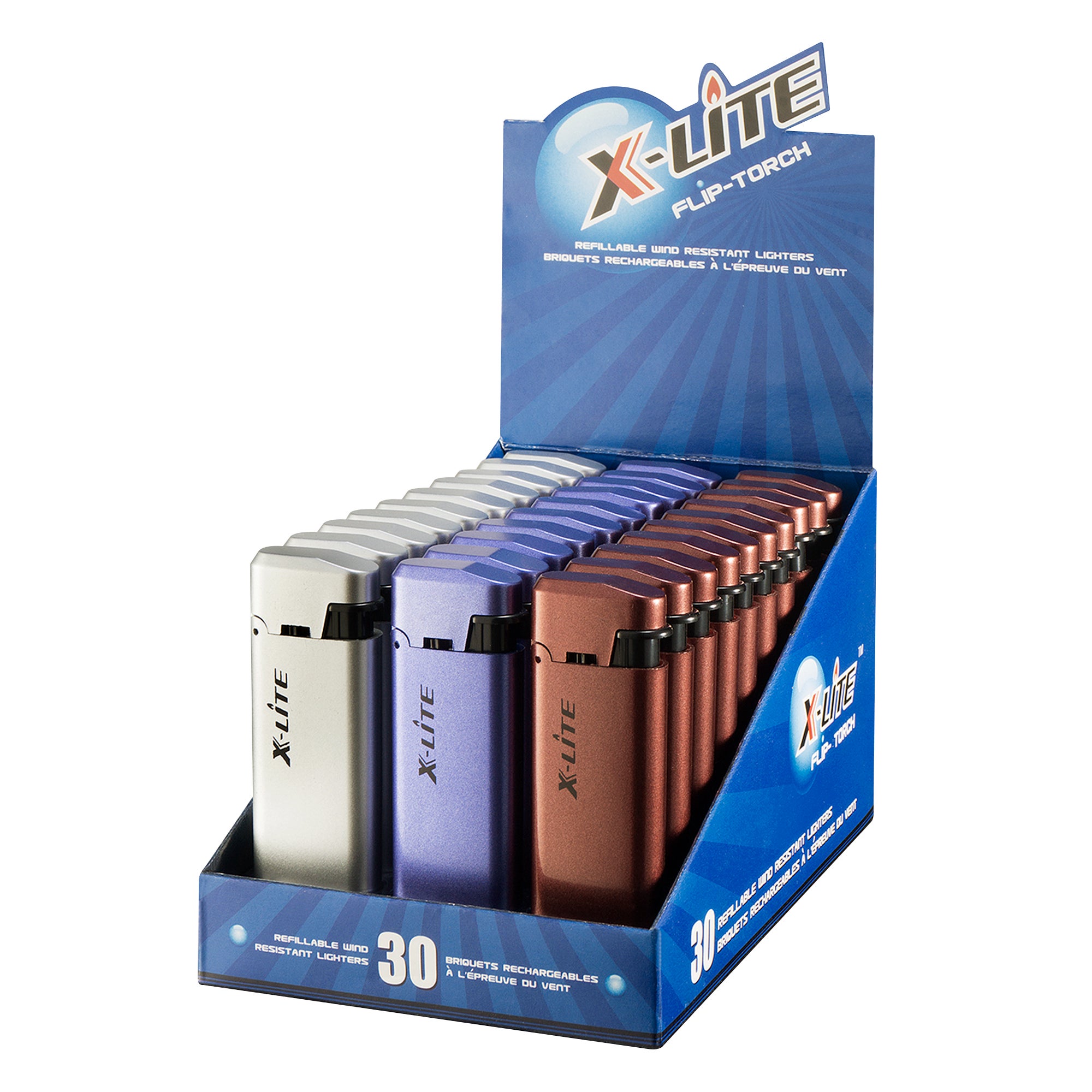 セット Lighters 【オマケ付き】 X-Lite Costco | 30 of Pack Lighters, Wind-resistant Refillable 邦楽