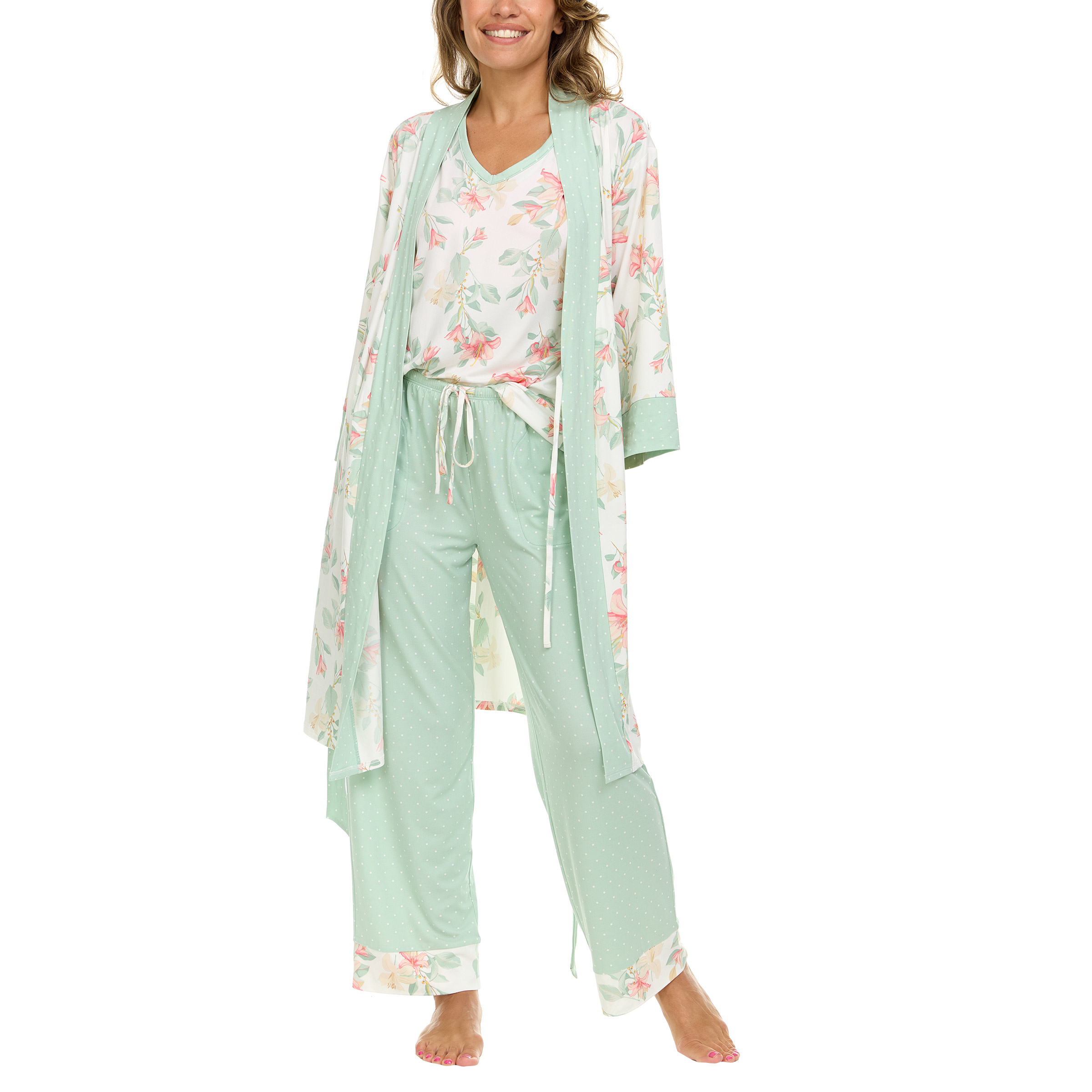 Flora Nikrooz Women's 3 Piece Lounge Set