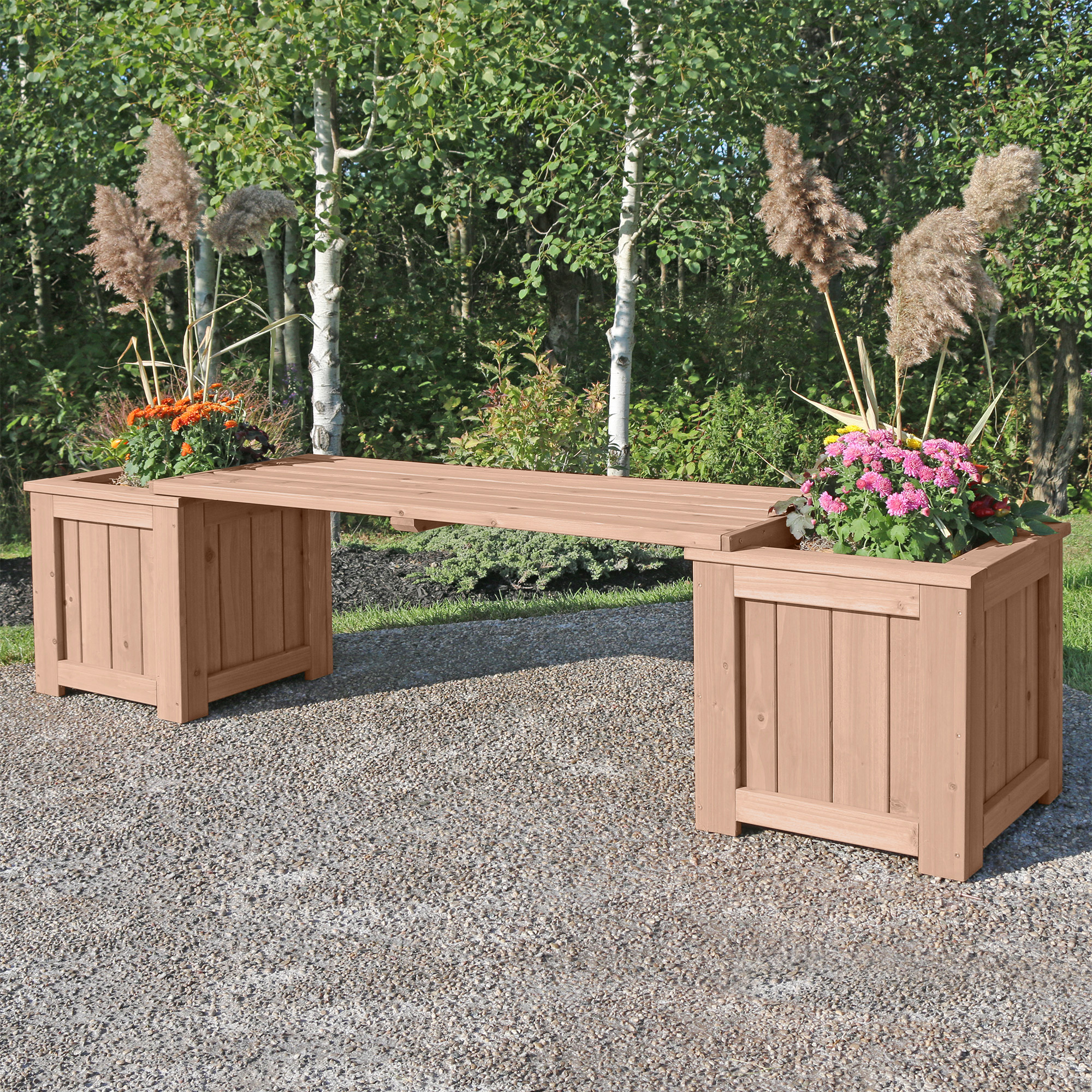 Yardistry Planter Bench | Costco