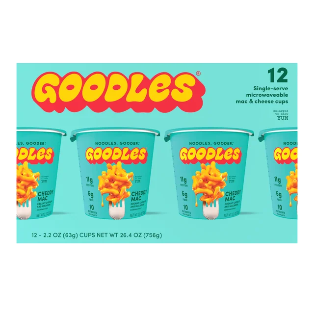 GOODLES CHEDDY MAC CUPS 12/2.2 OZ
