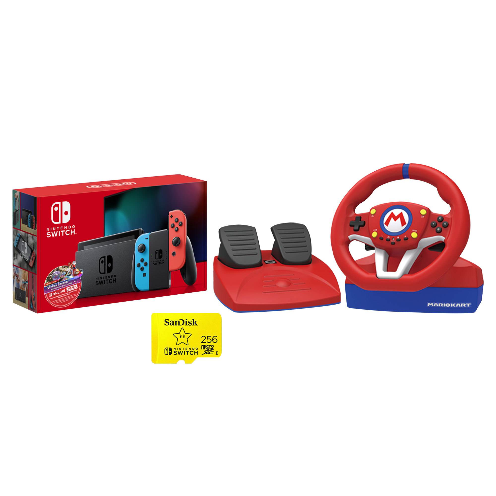 Nintendo Mario Kart Switch Racing Wheel Bundle 