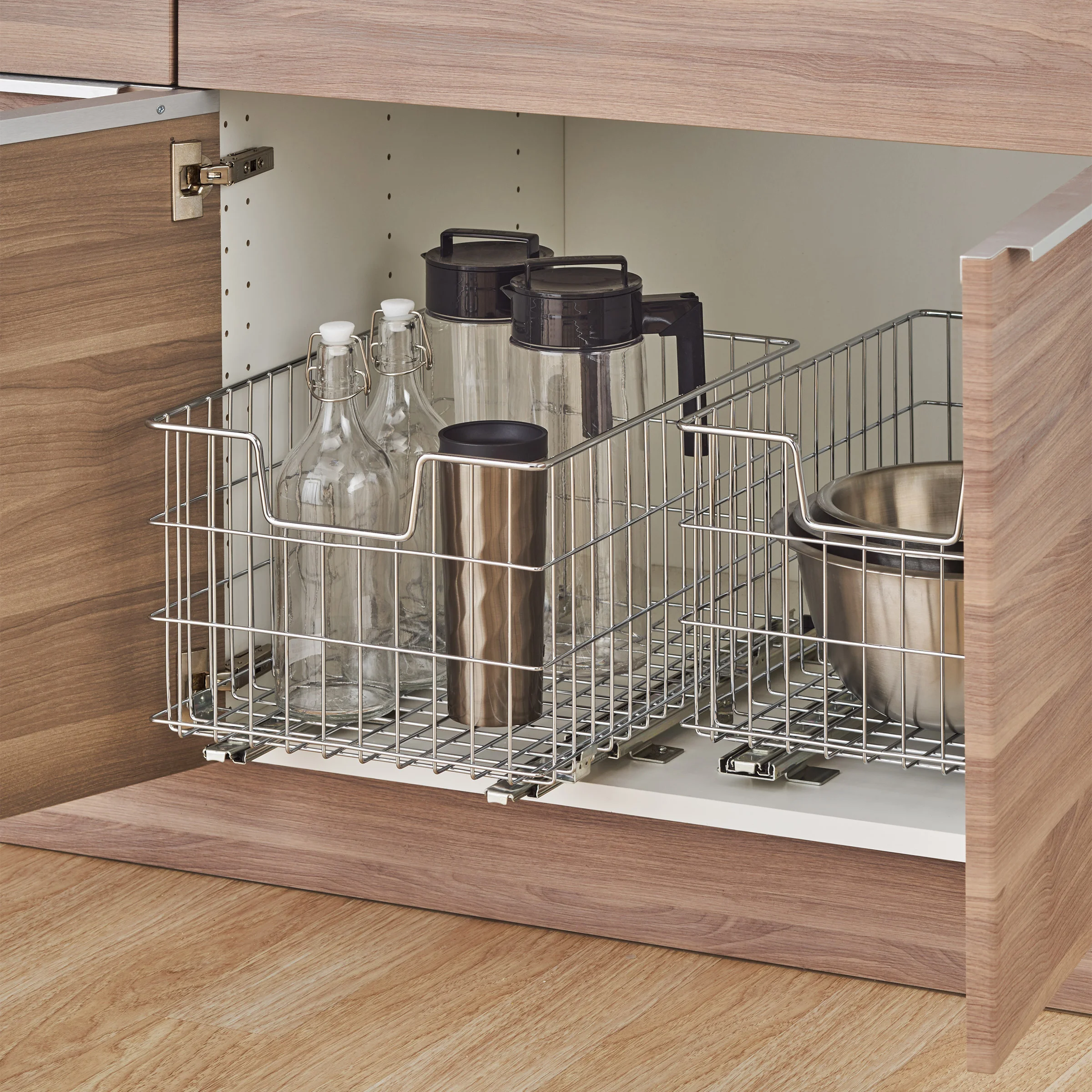 TRINITY Wire Basket w/Slide, 2-pack | Costco