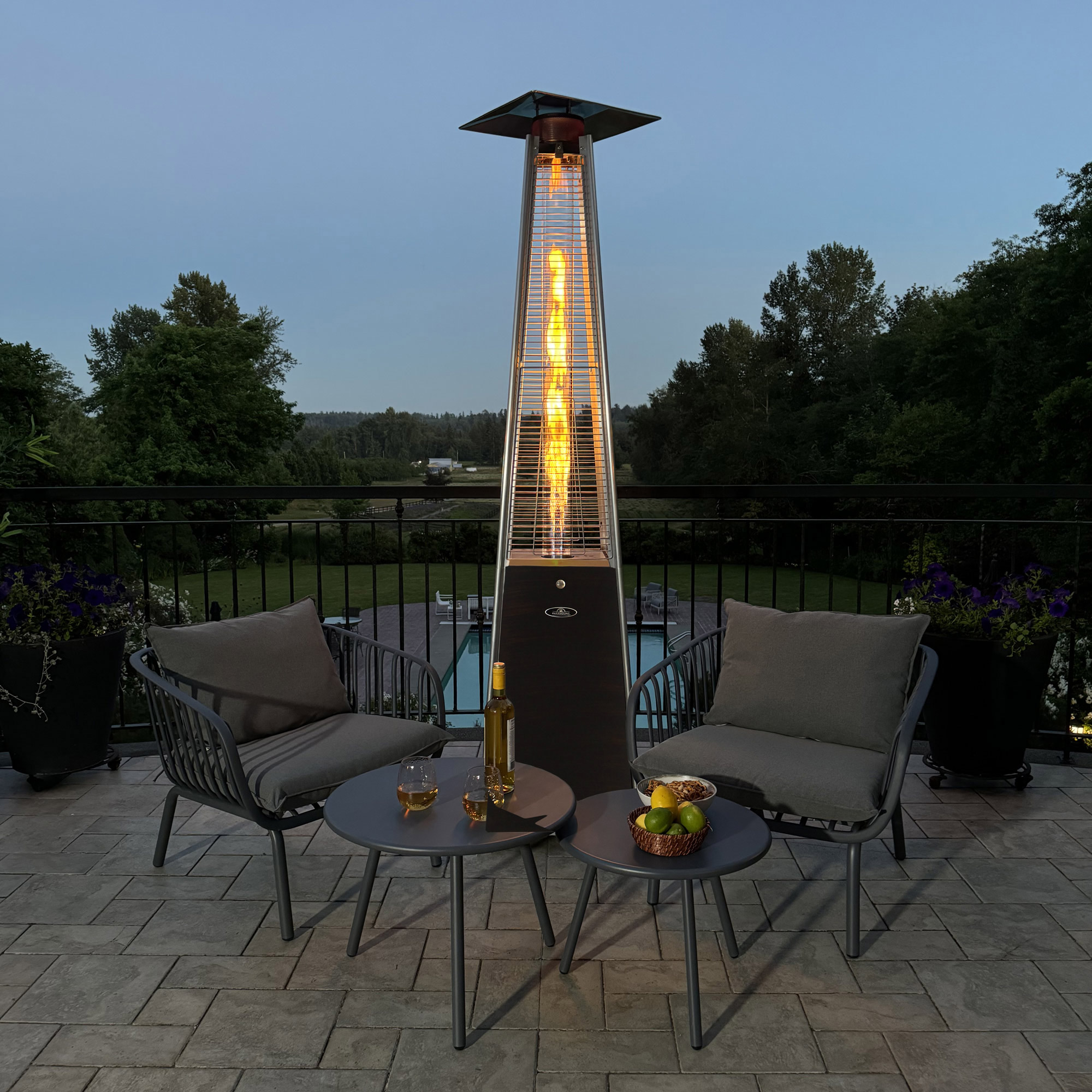 Paramount Pyramid Flame Propane Patio Heater