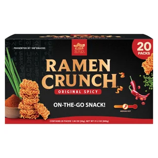 180 SNACKS RAMEN CRUNCH 20/1.06 OZ (1.32 LB)