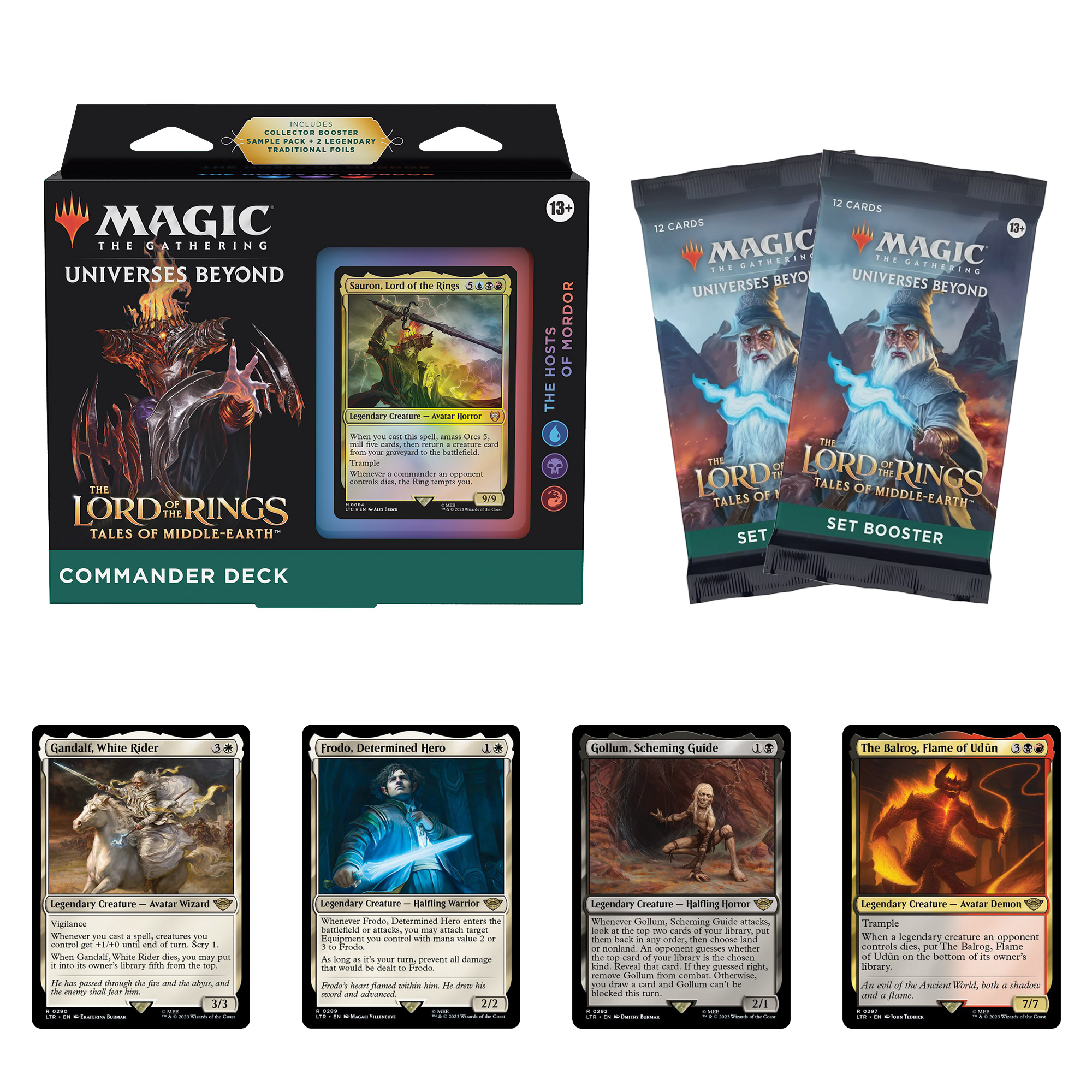 Magic: The Gathering The Lord of the Rings Commander Bundle –The