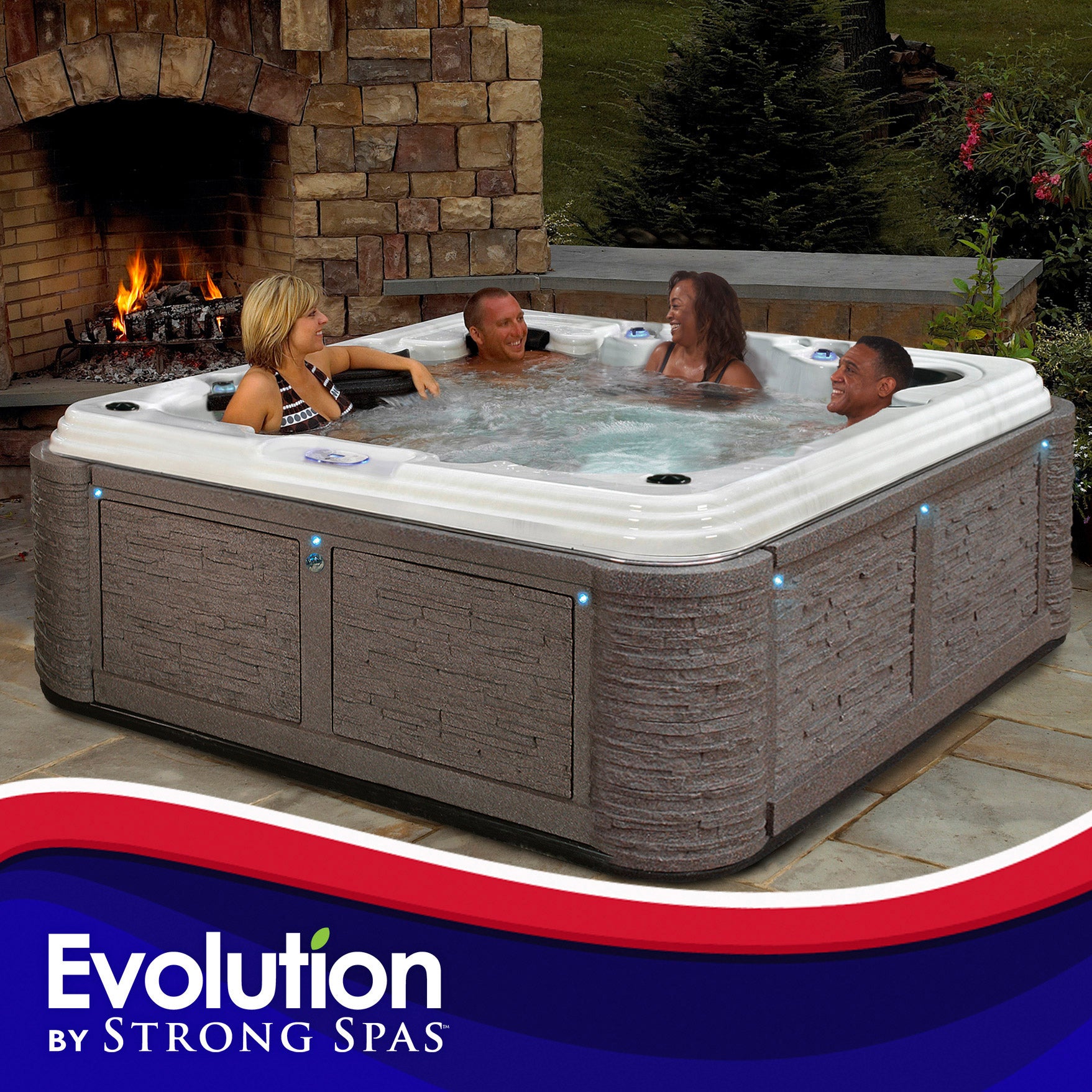 Evolution by Strong Spas Stockbridge 95-jet, 6 or 7-person Acrylic